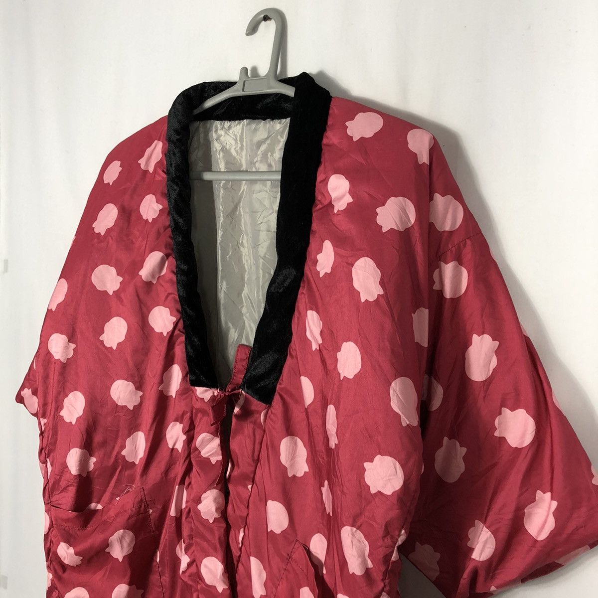 Japanese Brand Rare Vintage Unbrand Kimono Polcadot Black Pink Korean Style Size US L / EU 52-54 / 3 - 5 Thumbnail