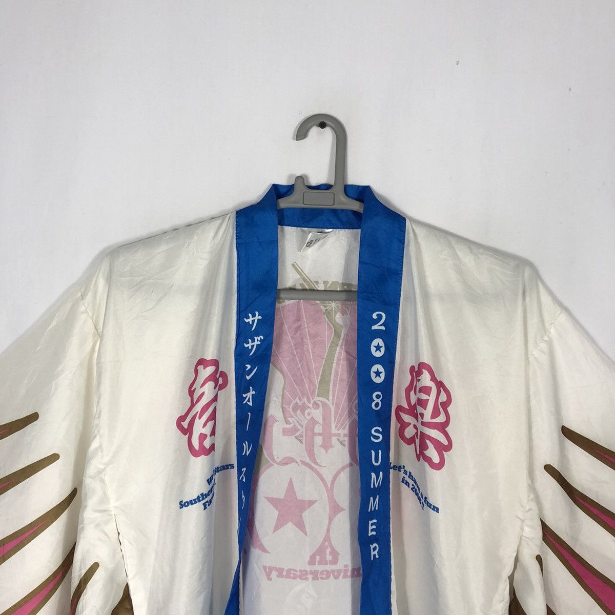 Anime × Japanese Brand Rare 2008 Southern Star Anime Crew Polyster Summer Kimono Size M / US 6-8 / IT 42-44 - 2 Thumbnail