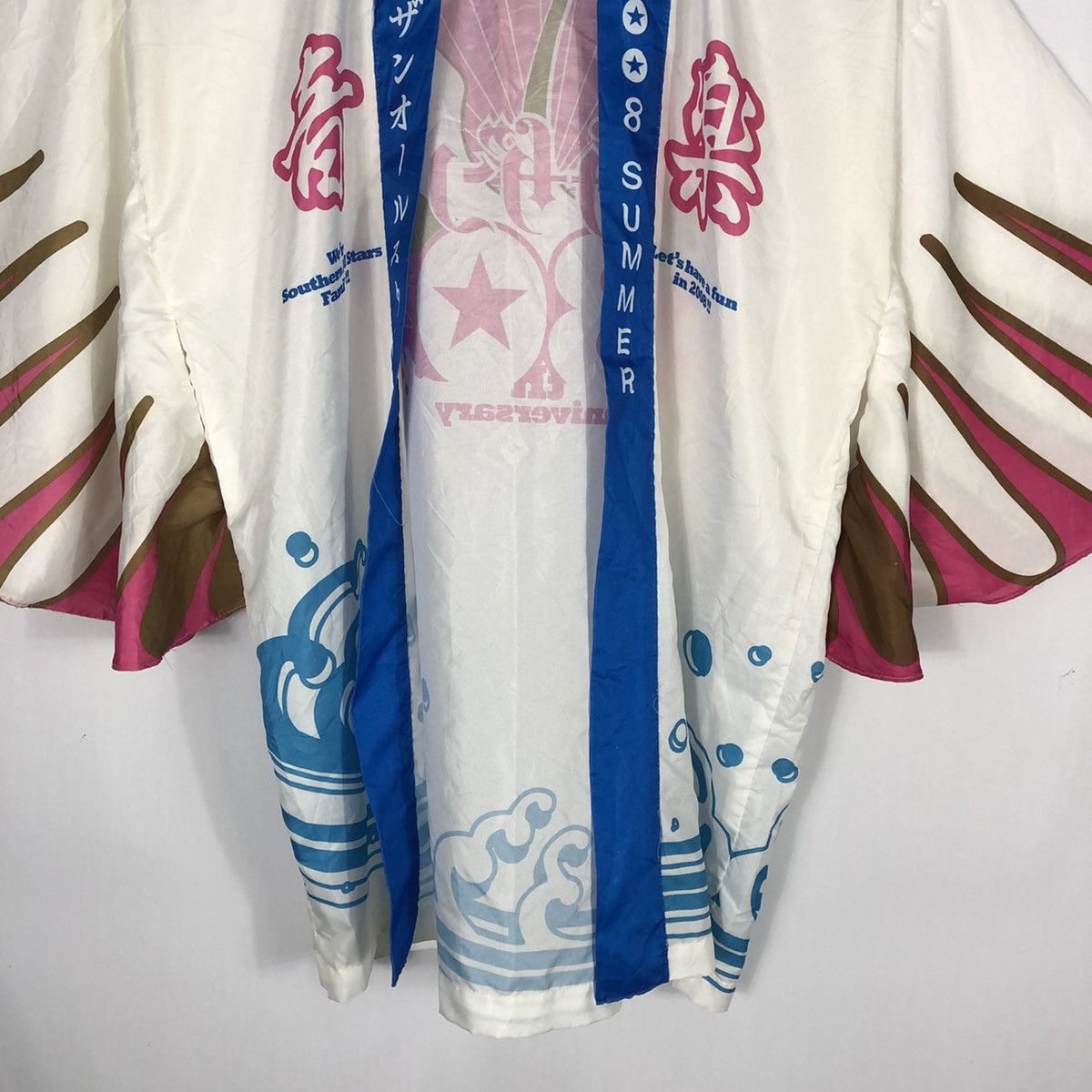 Anime × Japanese Brand Rare 2008 Southern Star Anime Crew Polyster Summer Kimono Size M / US 6-8 / IT 42-44 - 3 Thumbnail