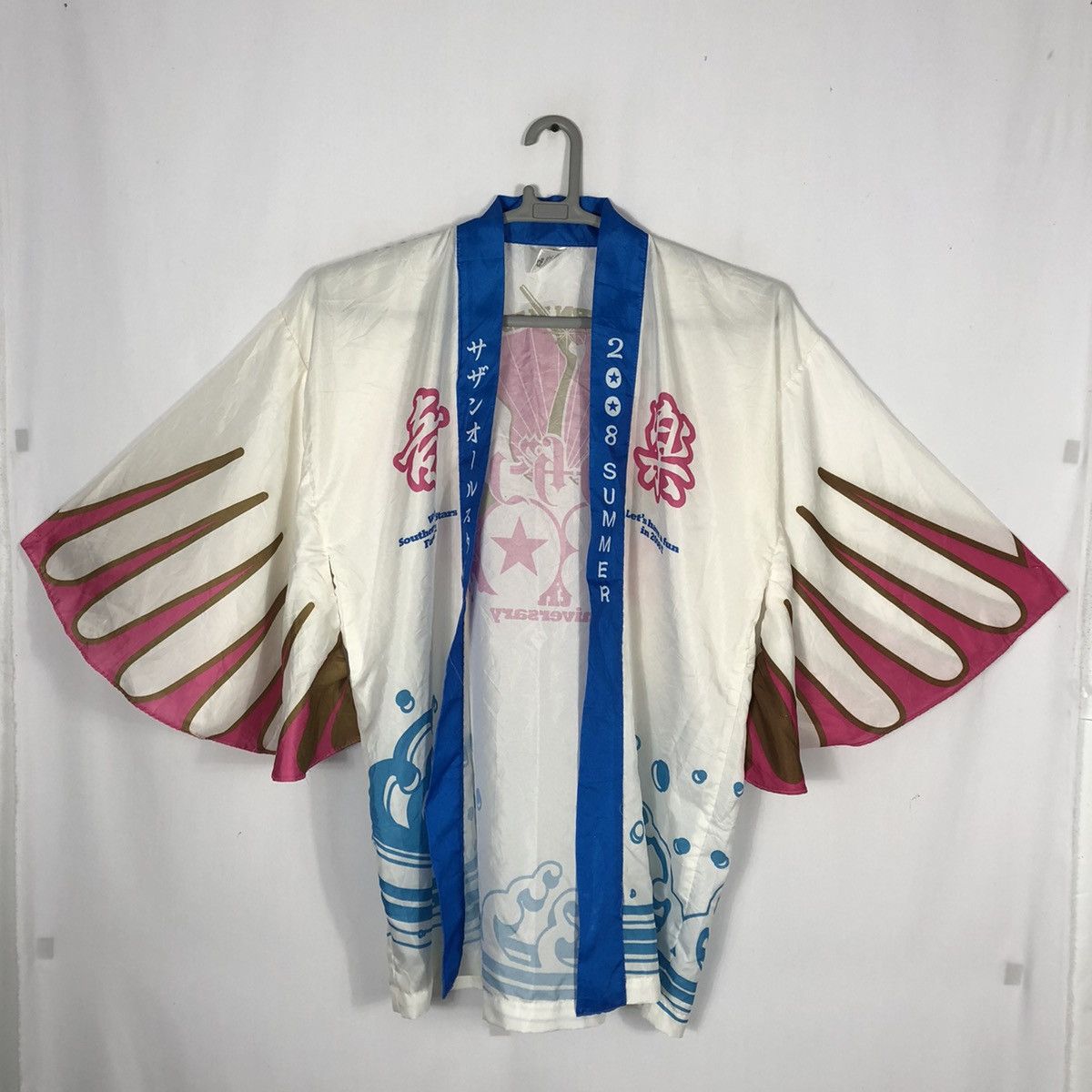 Anime × Japanese Brand Rare 2008 Southern Star Anime Crew Polyster Summer Kimono Size M / US 6-8 / IT 42-44 - 1 Thumbnail