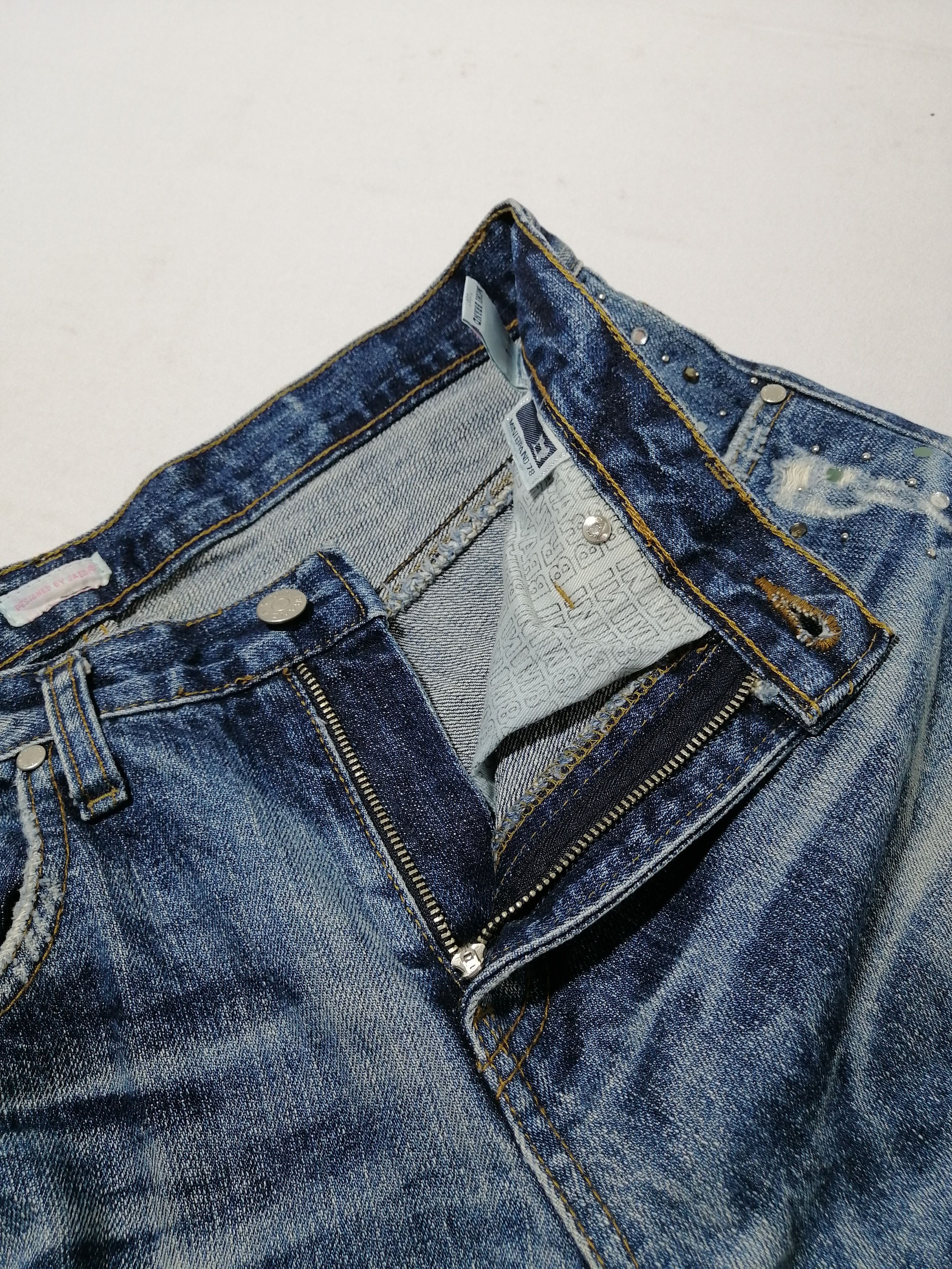 Designer × Japanese Brand Mini Brand Nice Embroided Design Denim Jeans Size US 32 / EU 48 - 6 Thumbnail