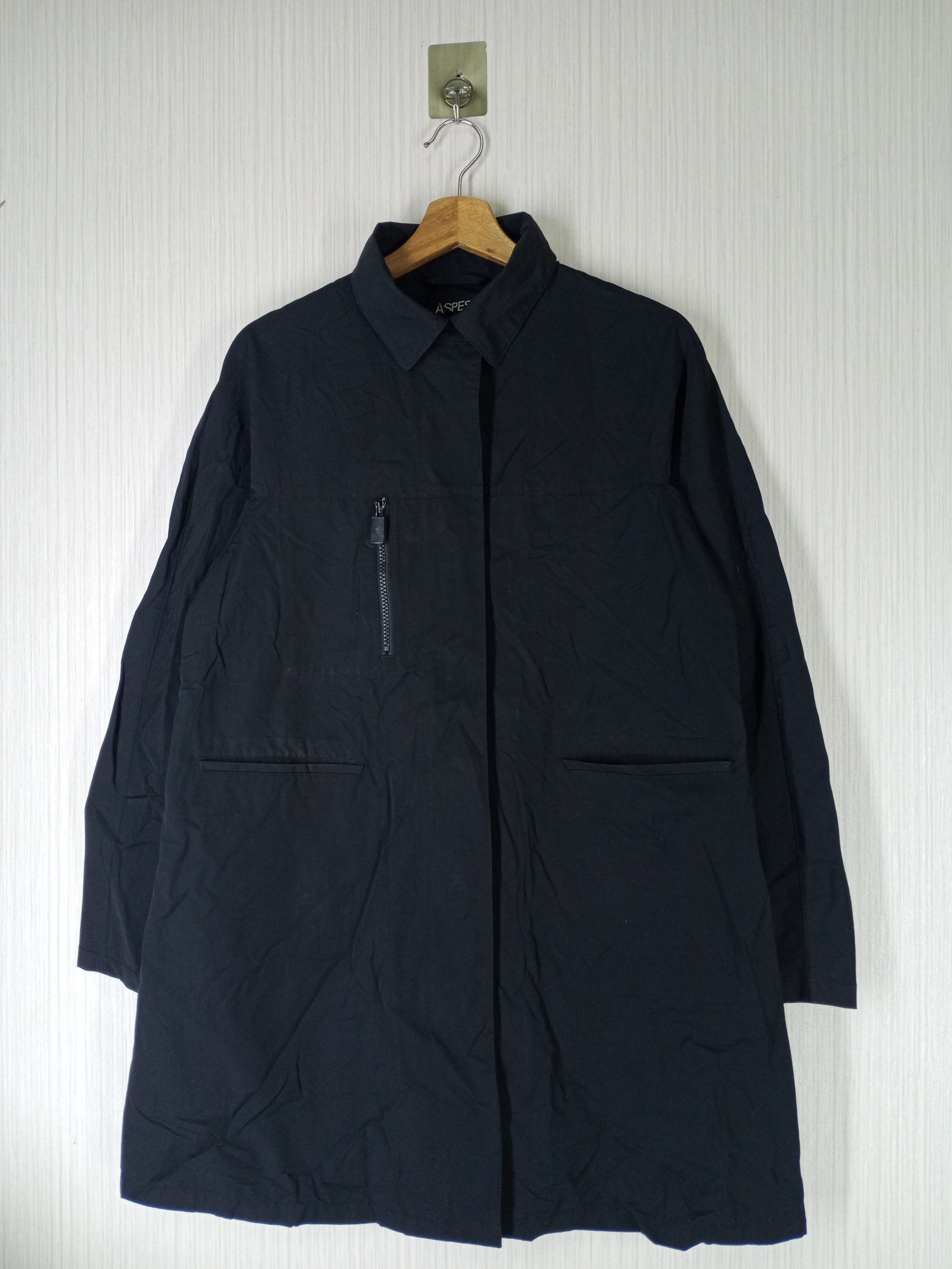 Aspesi × Designer × If Six Was Nine Rare Aspesi Long Jacket Black Size US L / EU 52-54 / 3 - 1 Thumbnail