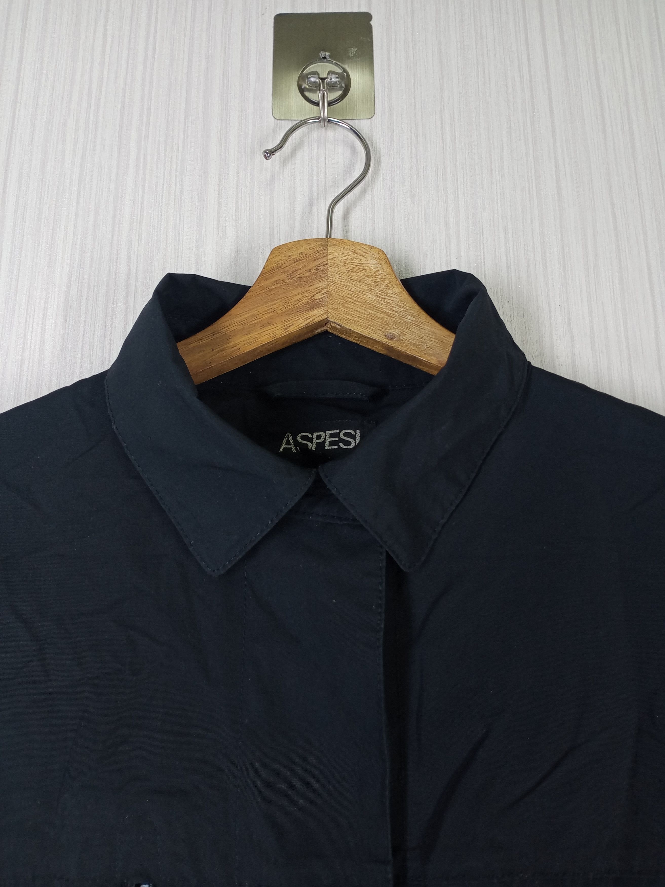 Aspesi × Designer × If Six Was Nine Rare Aspesi Long Jacket Black Size US L / EU 52-54 / 3 - 5 Thumbnail