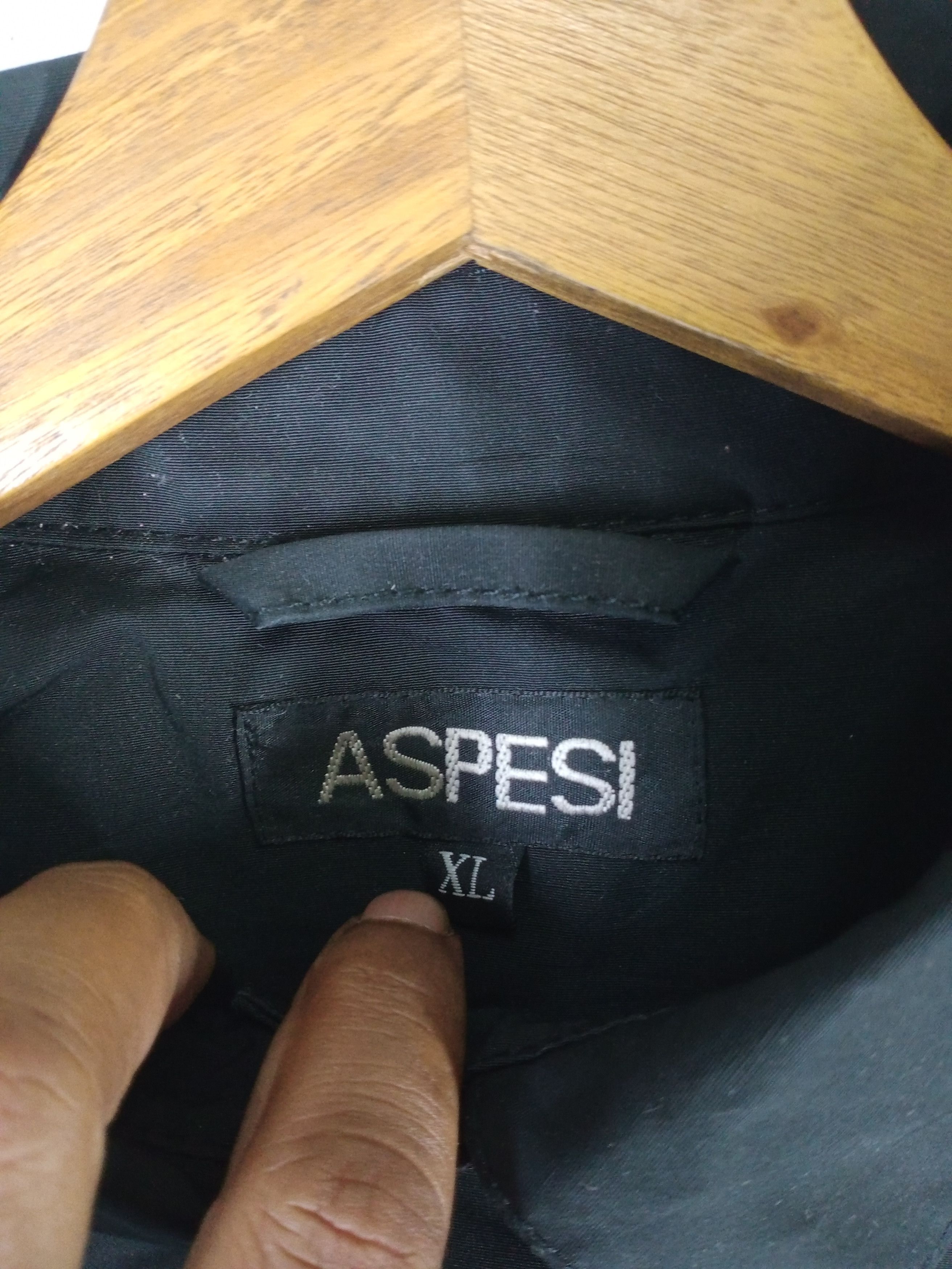 Aspesi × Designer × If Six Was Nine Rare Aspesi Long Jacket Black Size US L / EU 52-54 / 3 - 6 Thumbnail