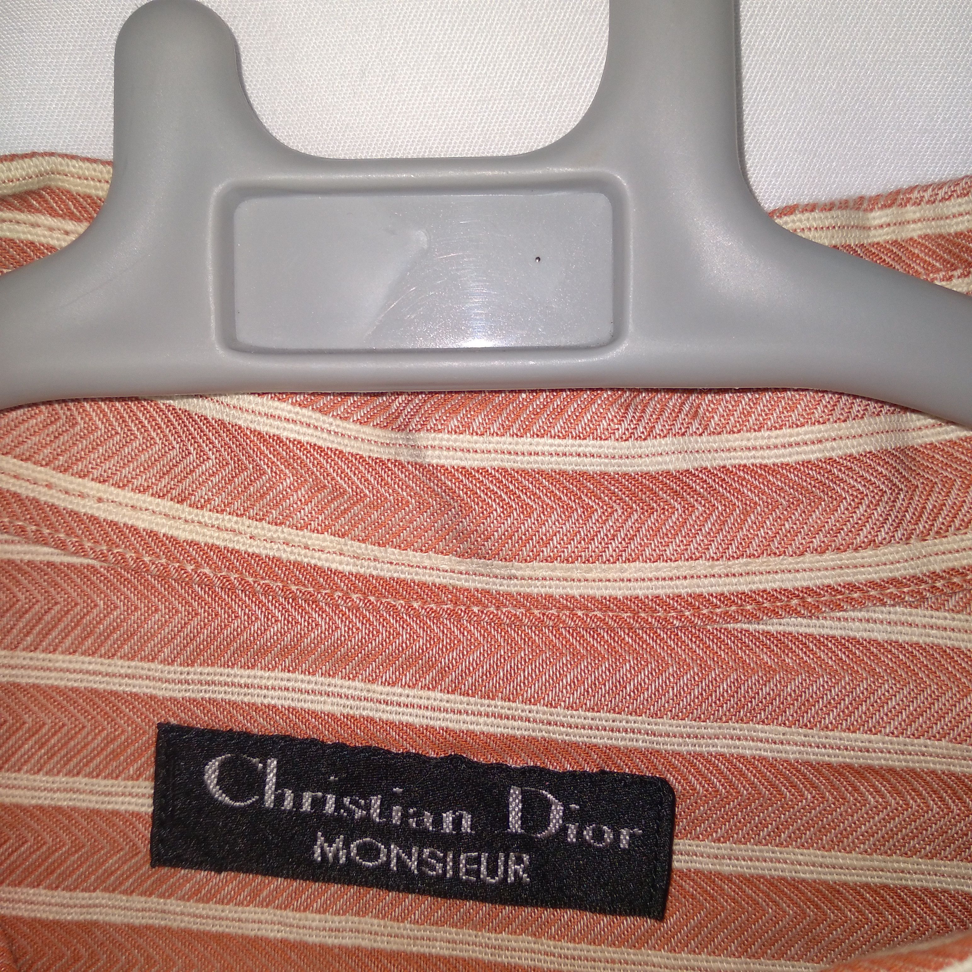 Christian Dior Monsieur Vintage Christian Dior Classic Stripes Pocket Buttons Shirts Size US L / EU 52-54 / 3 - 9 Thumbnail