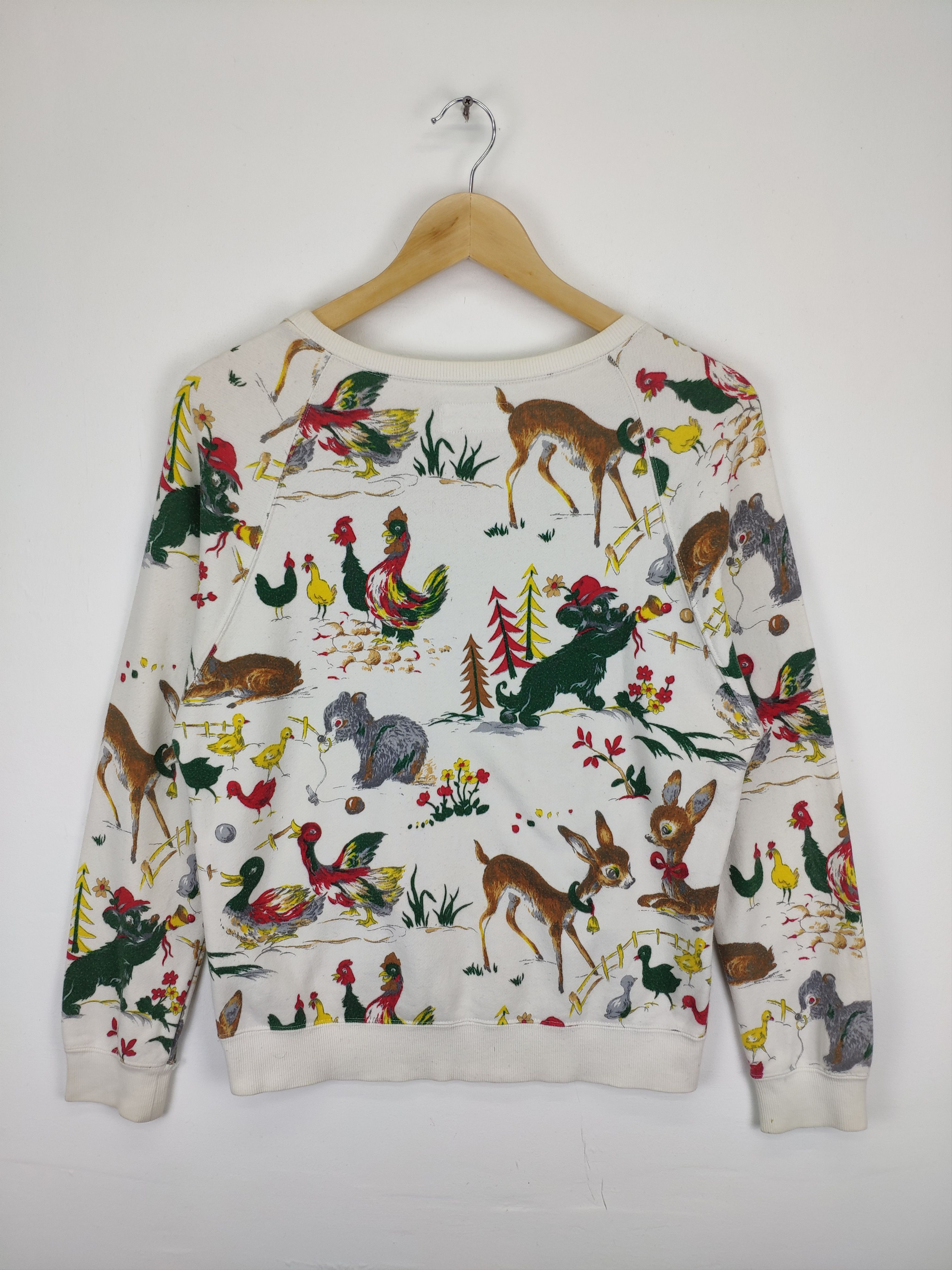 Issey Miyake × Japanese Brand × Tsumori Chisato Issey Miyake Tsumori Chisato Sweatshirt Crewneck Fullprint Size M / US 6-8 / IT 42-44 - 10 Thumbnail