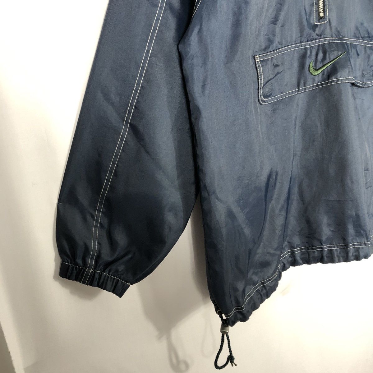 Nike 🔥Trash🔥Vintage Nike Center Swoosh Anorak Winbreaker Jacket Size US M / EU 48-50 / 2 - 9 Thumbnail