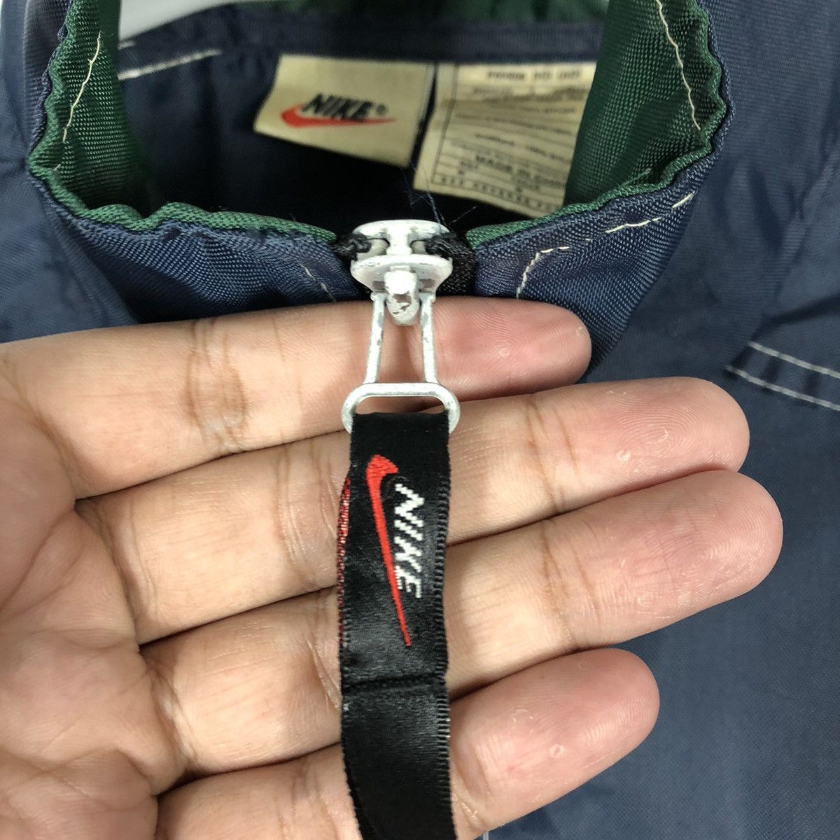 Nike 🔥Trash🔥Vintage Nike Center Swoosh Anorak Winbreaker Jacket Size US M / EU 48-50 / 2 - 14 Thumbnail