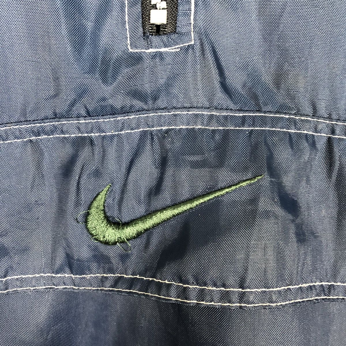 Nike 🔥Trash🔥Vintage Nike Center Swoosh Anorak Winbreaker Jacket Size US M / EU 48-50 / 2 - 4 Thumbnail