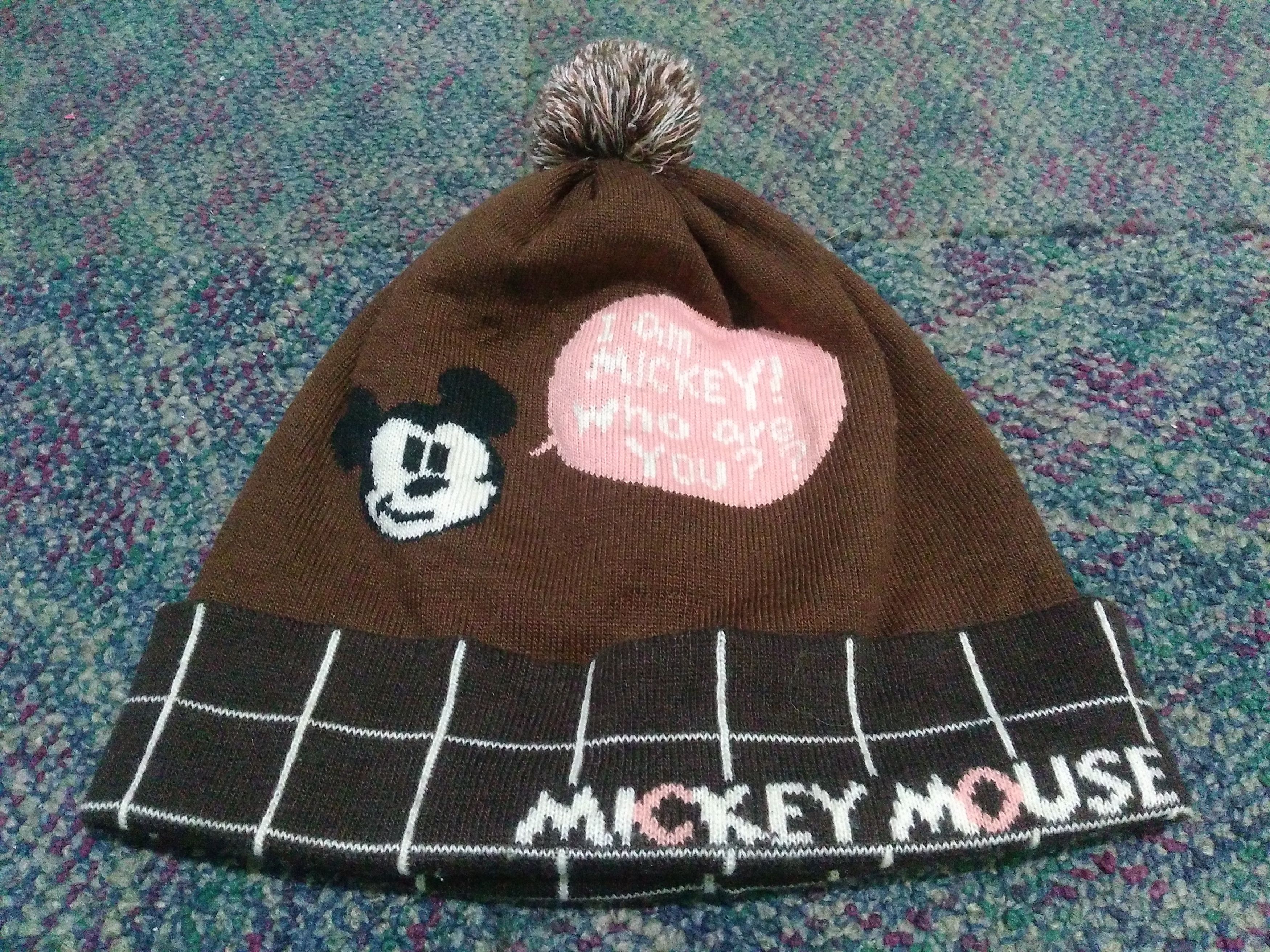 image of Ca4La Disney Mickey Mouse Beanie Hat Made In Japan, Men's