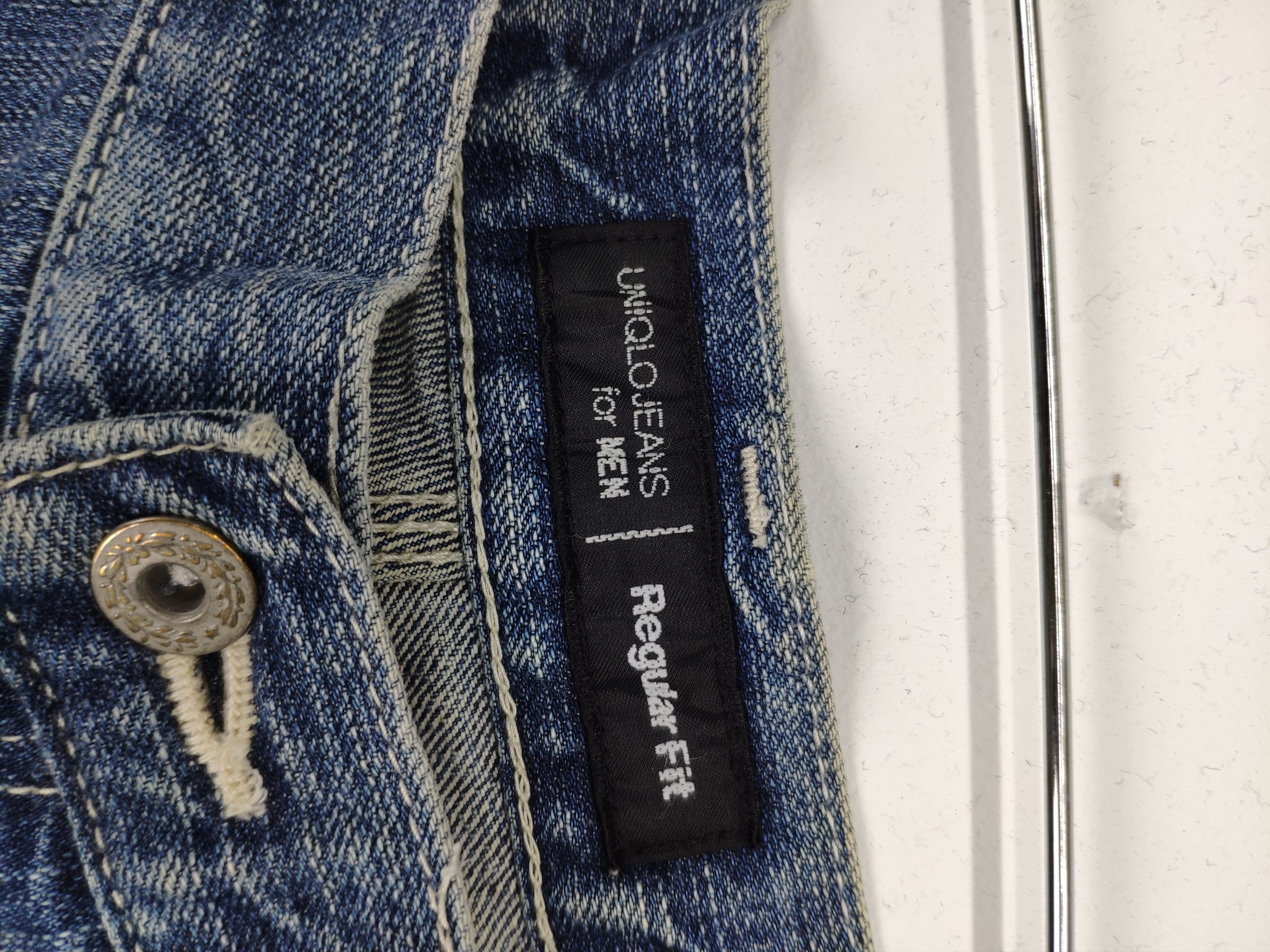 Japanese Brand Uniqlo Bush Pants Patchwork Jeans Custom Made Kapital Style Size US 33 - 3 Thumbnail