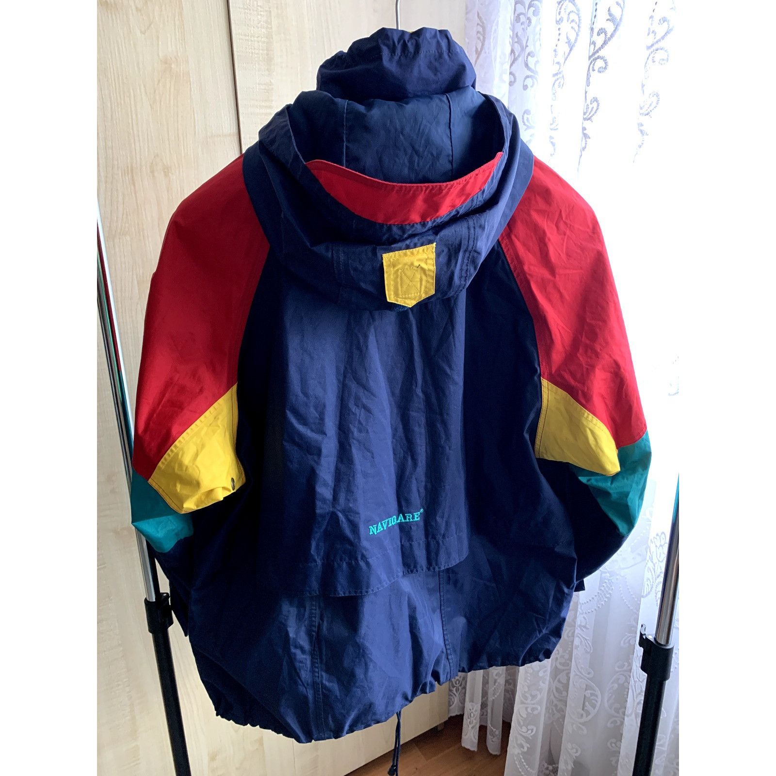 Vintage 90s Vintage Navigare Women's Retro Sport Hiking Raincoat Size S / US 4 / IT 40 - 3 Thumbnail