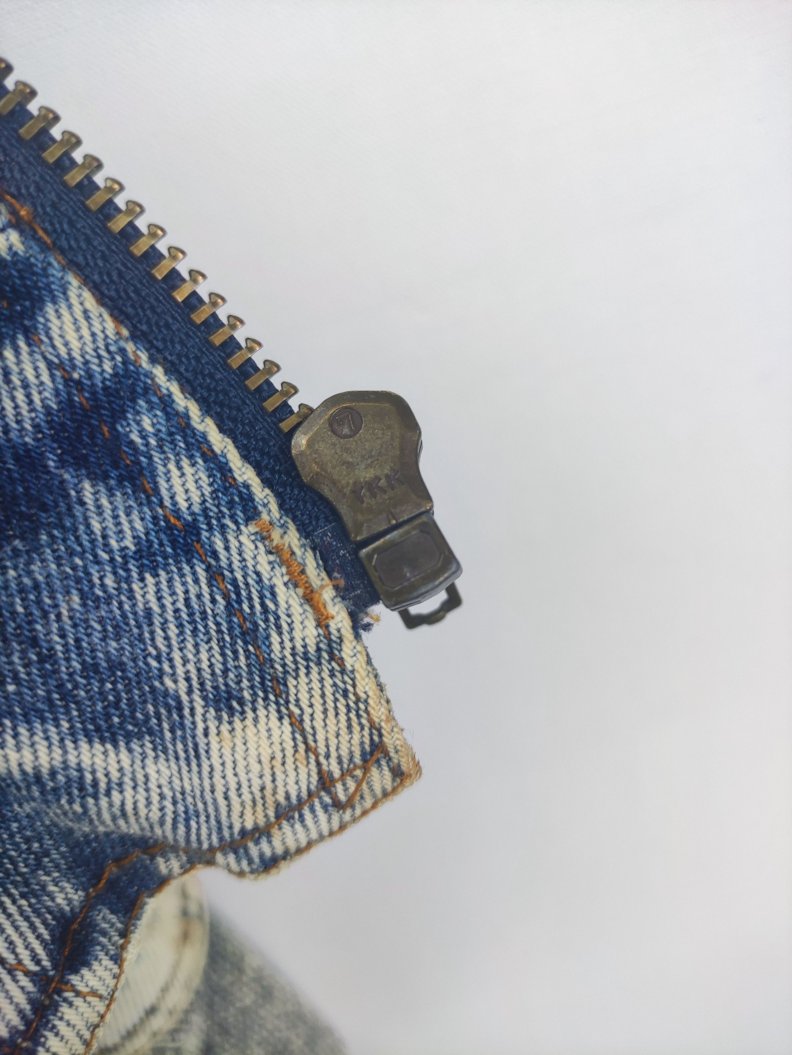 Japanese Brand Vintage Denim Bomber Jacket Acid Wash Zipper Size US XL / EU 56 / 4 - 8 Thumbnail