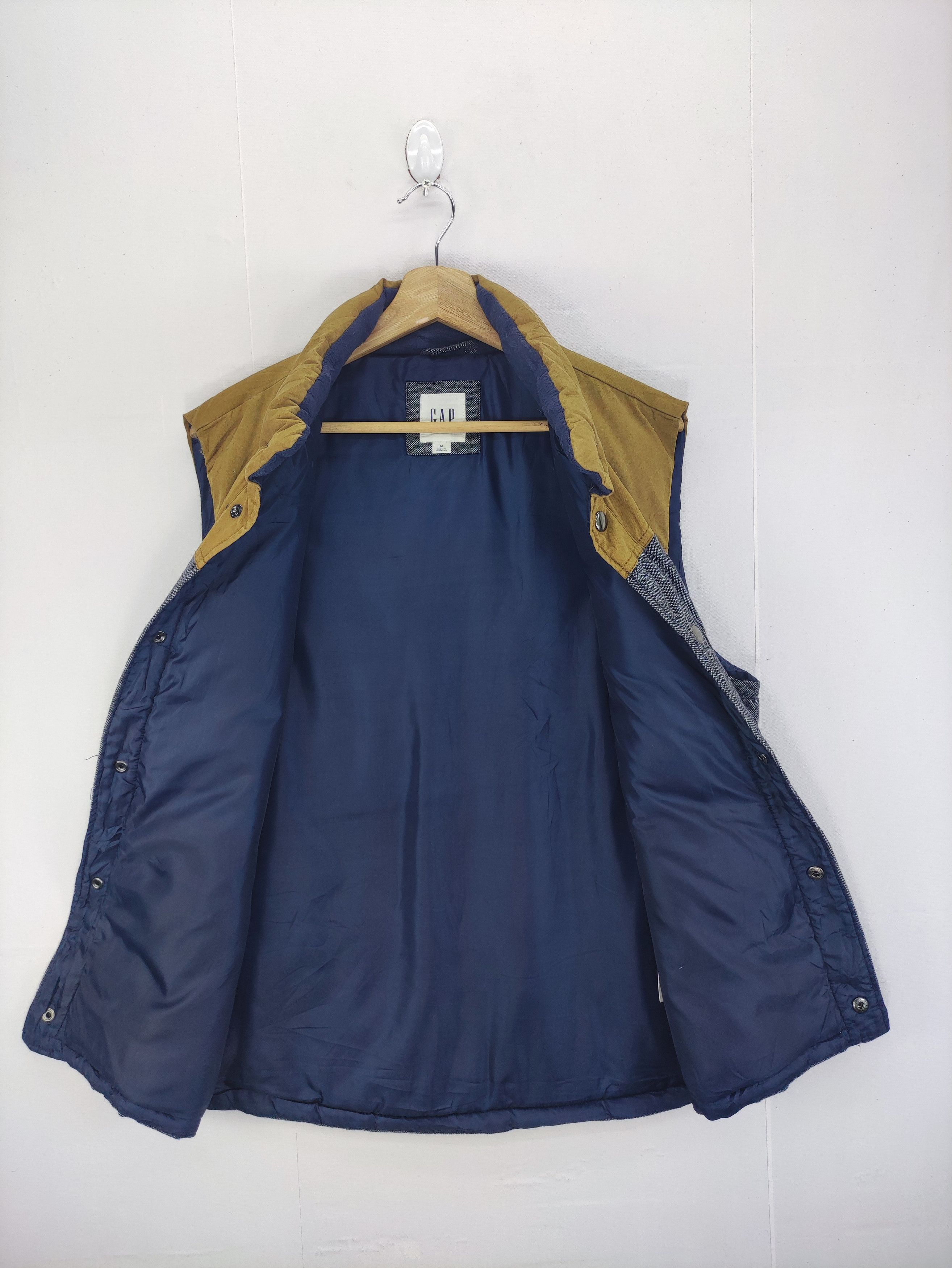 Gap Vintage Gap Puffer Vest Snap Button Size US M / EU 48-50 / 2 - 2 Thumbnail
