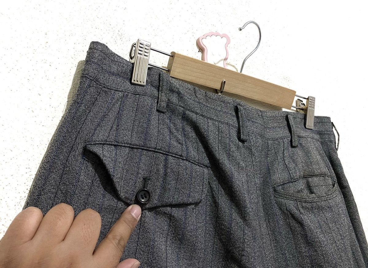 Comme des Garcons Vintage AD1996 CDG Tartan Striped Pants Casual Japanese Size US 32 / EU 48 - 6 Thumbnail
