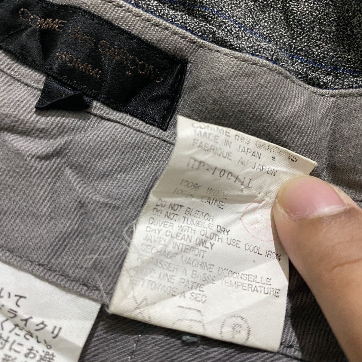 Comme des Garcons Vintage AD1996 CDG Tartan Striped Pants Casual Japanese Size US 32 / EU 48 - 9 Thumbnail