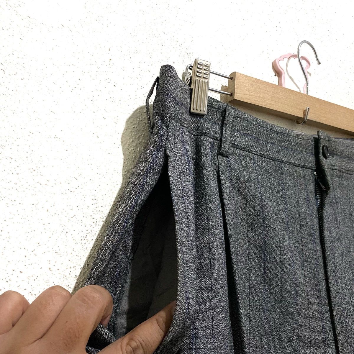 Comme des Garcons Vintage AD1996 CDG Tartan Striped Pants Casual Japanese Size US 32 / EU 48 - 2 Thumbnail