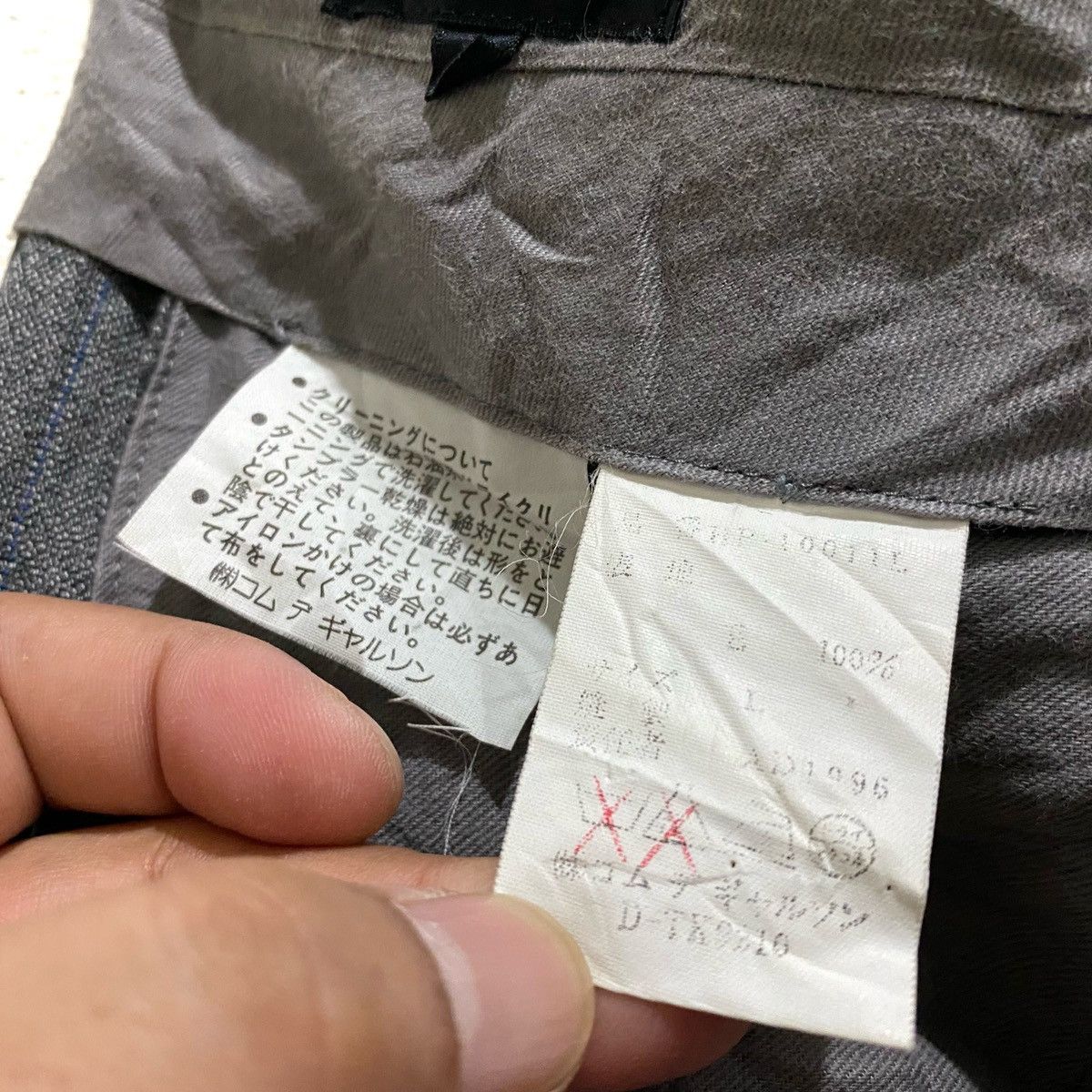 Comme des Garcons Vintage AD1996 CDG Tartan Striped Pants Casual Japanese Size US 32 / EU 48 - 8 Thumbnail