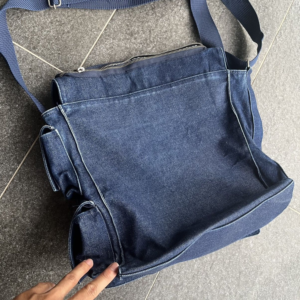 Japanese Brand Drug Store’s Denim Bag Size ONE SIZE - 9 Thumbnail