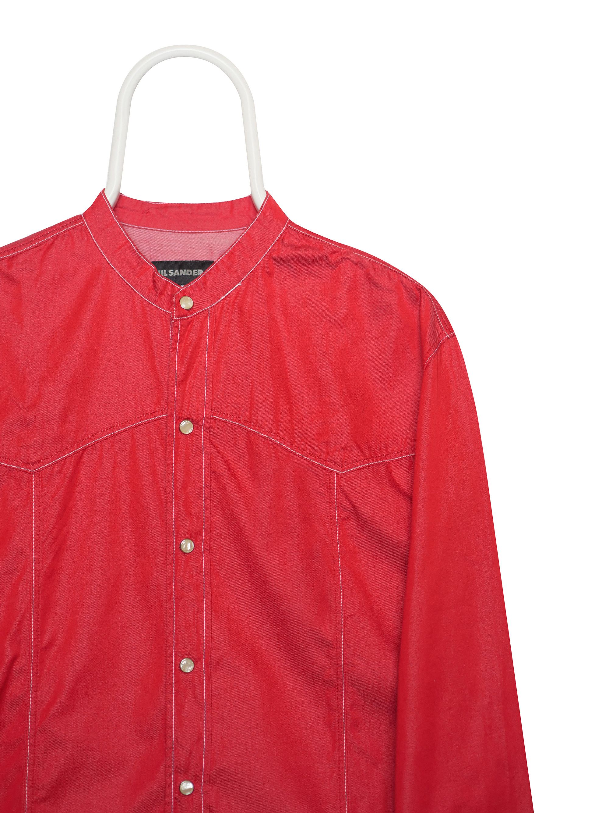 Jil Sander Jil Sander vintage overshot shirt Size US M / EU 48-50 / 2 - 2 Thumbnail