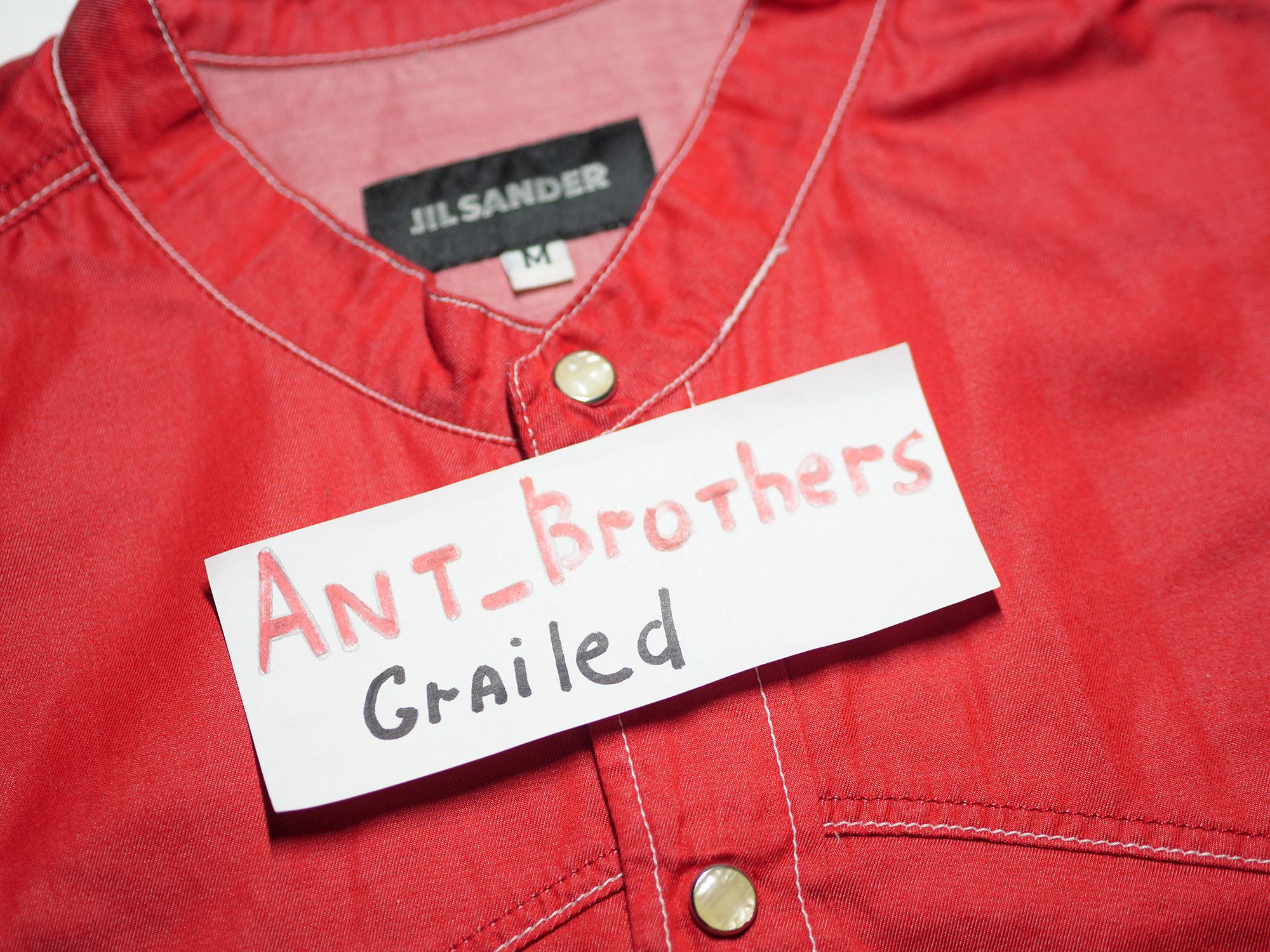 Jil Sander Jil Sander vintage overshot shirt Size US M / EU 48-50 / 2 - 7 Thumbnail