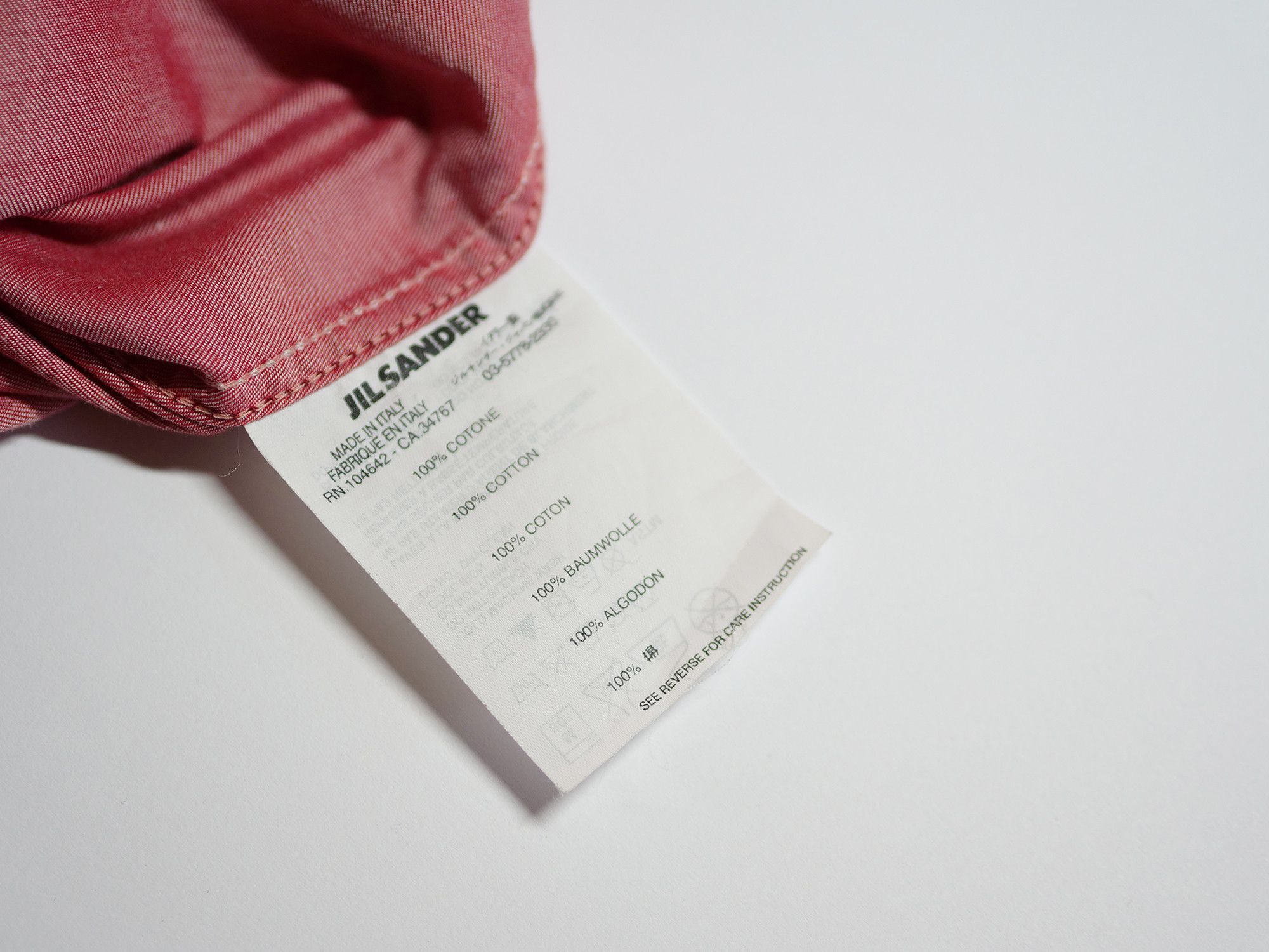 Jil Sander Jil Sander vintage overshot shirt Size US M / EU 48-50 / 2 - 5 Thumbnail