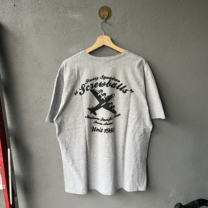 Vintage Vintage Stussy Unit 1980 Grey T-shirt | Grailed