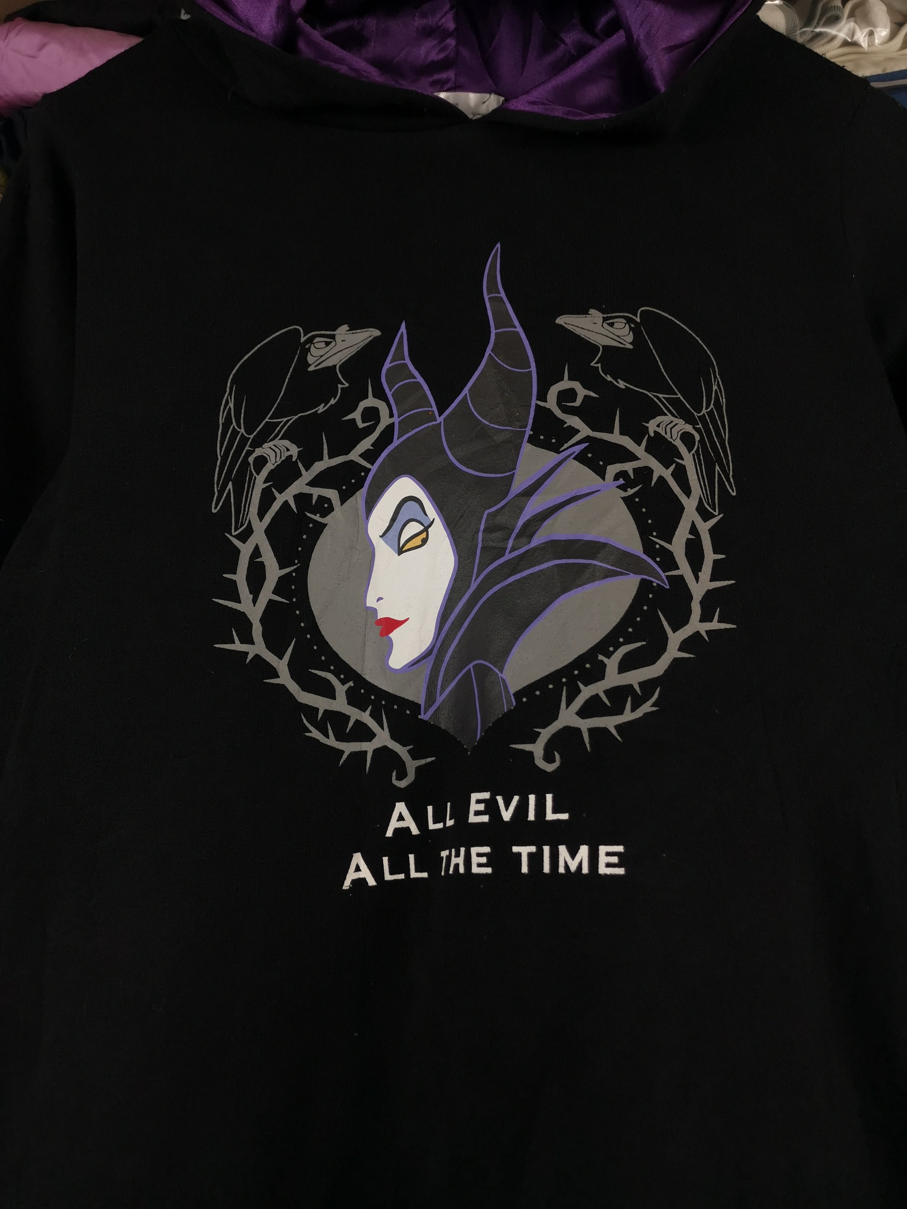 Disney RARE💥Vintage Disney Maleficent Hoodie Size US L / EU 52-54 / 3 - 2 Thumbnail