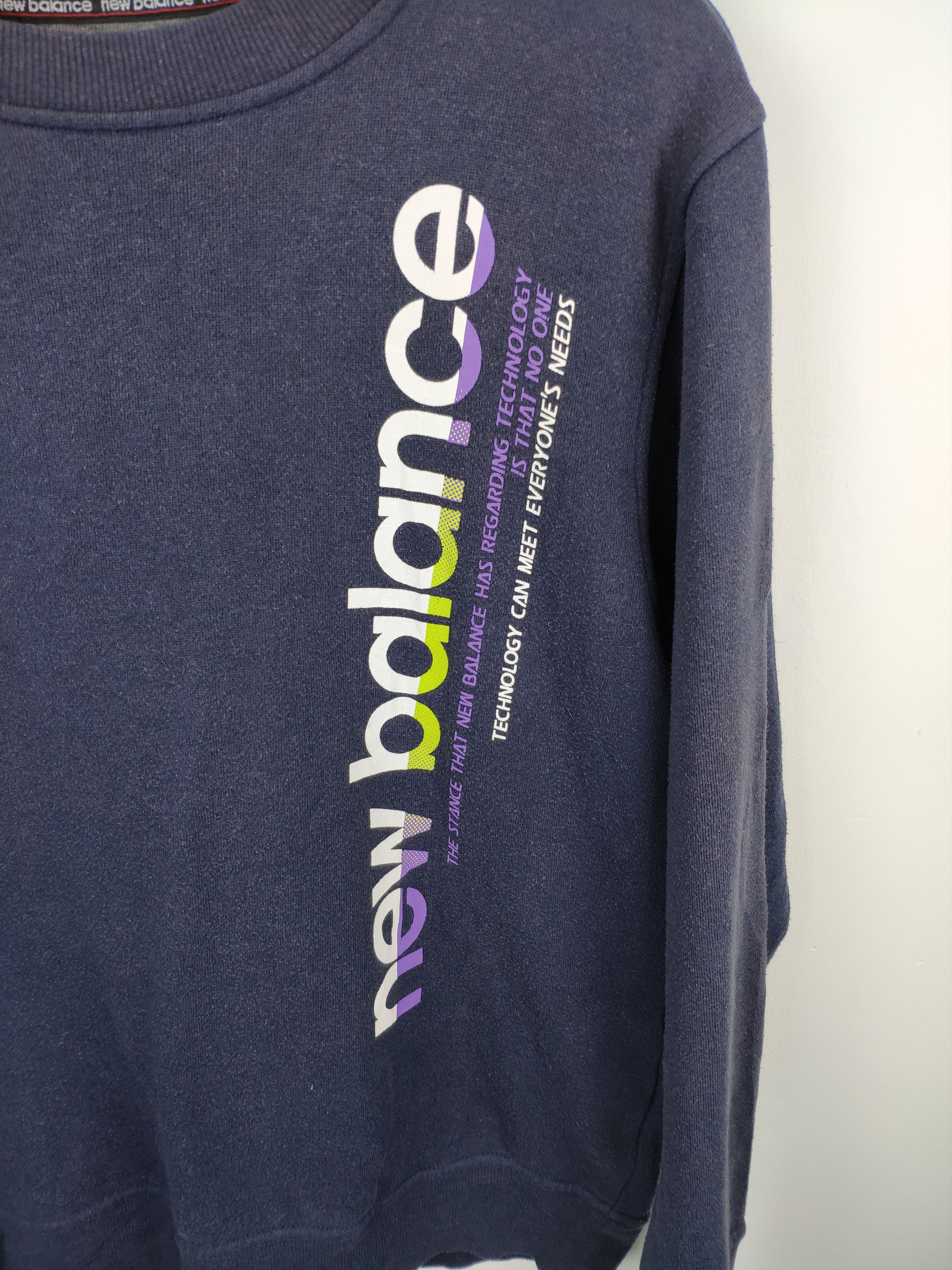 New Balance Steal 💥 New Balance Sweatshirt Crewneck Size US M / EU 48-50 / 2 - 2 Thumbnail