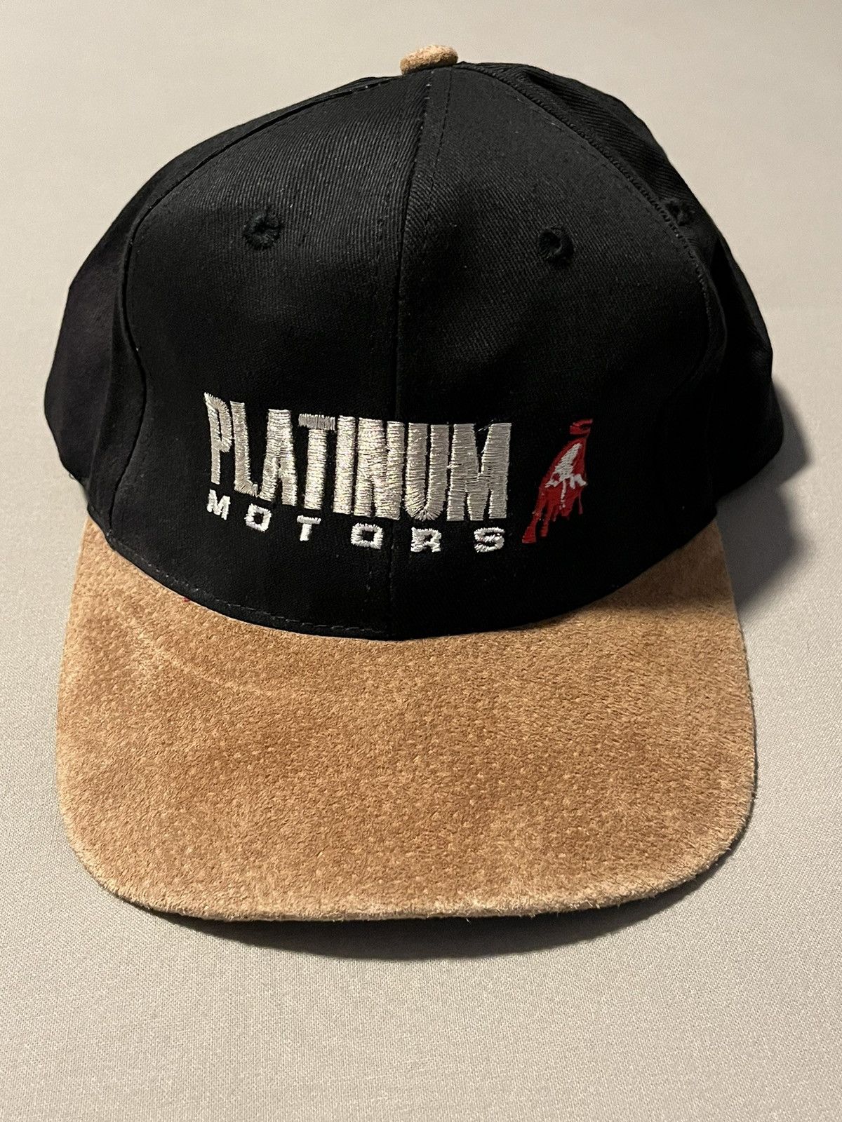 Lamborghini Vintage Platinum Motors Strapback Hat Cap Suede Bill NDS Size ONE SIZE - 1 Thumbnail