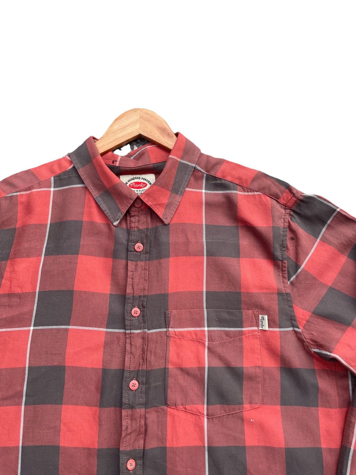 Mambo One Hundred Percent Mambo Checkered Shirt Size US XL / EU 56 / 4 - 7 Thumbnail
