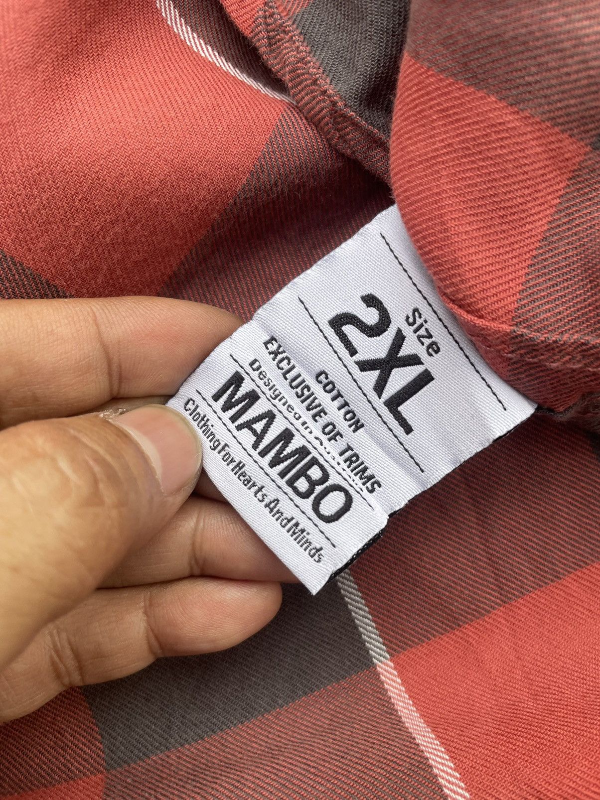 Mambo One Hundred Percent Mambo Checkered Shirt Size US XL / EU 56 / 4 - 11 Thumbnail