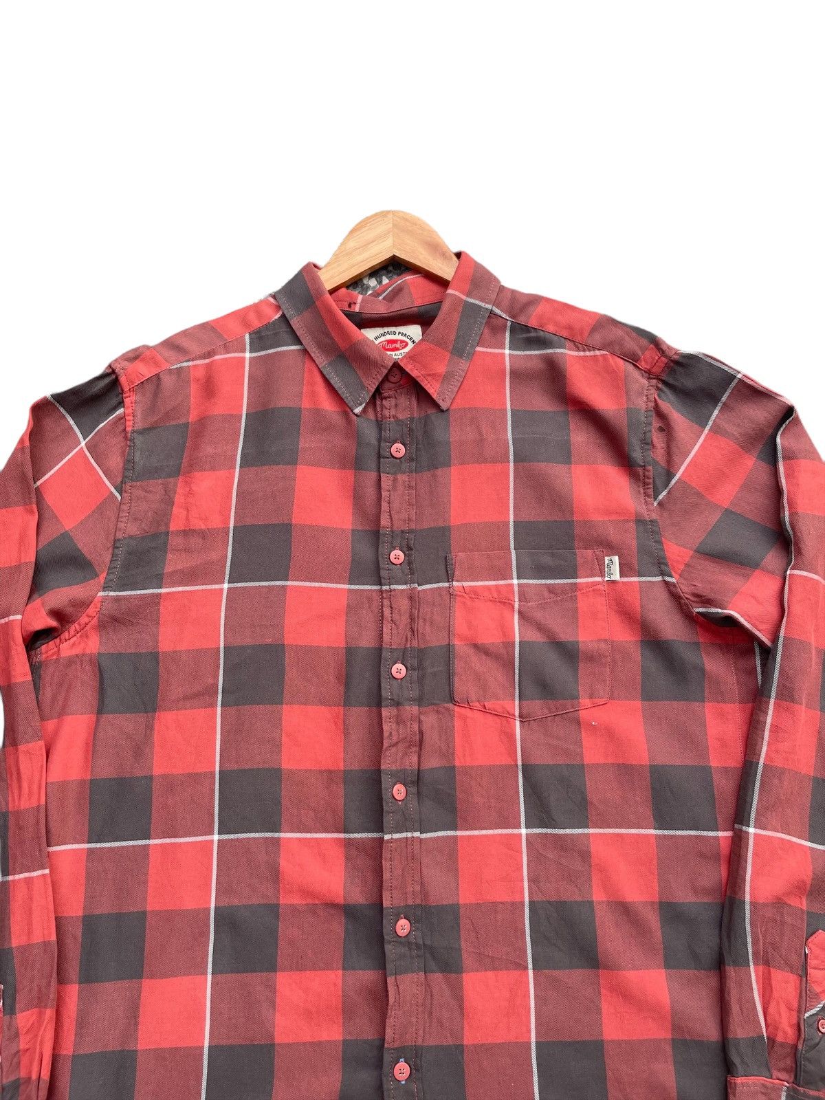 Mambo One Hundred Percent Mambo Checkered Shirt Size US XL / EU 56 / 4 - 5 Thumbnail