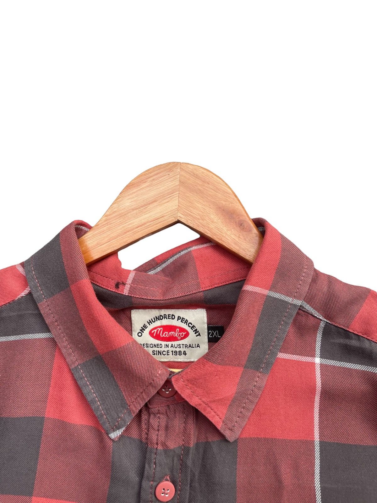 Mambo One Hundred Percent Mambo Checkered Shirt Size US XL / EU 56 / 4 - 9 Thumbnail