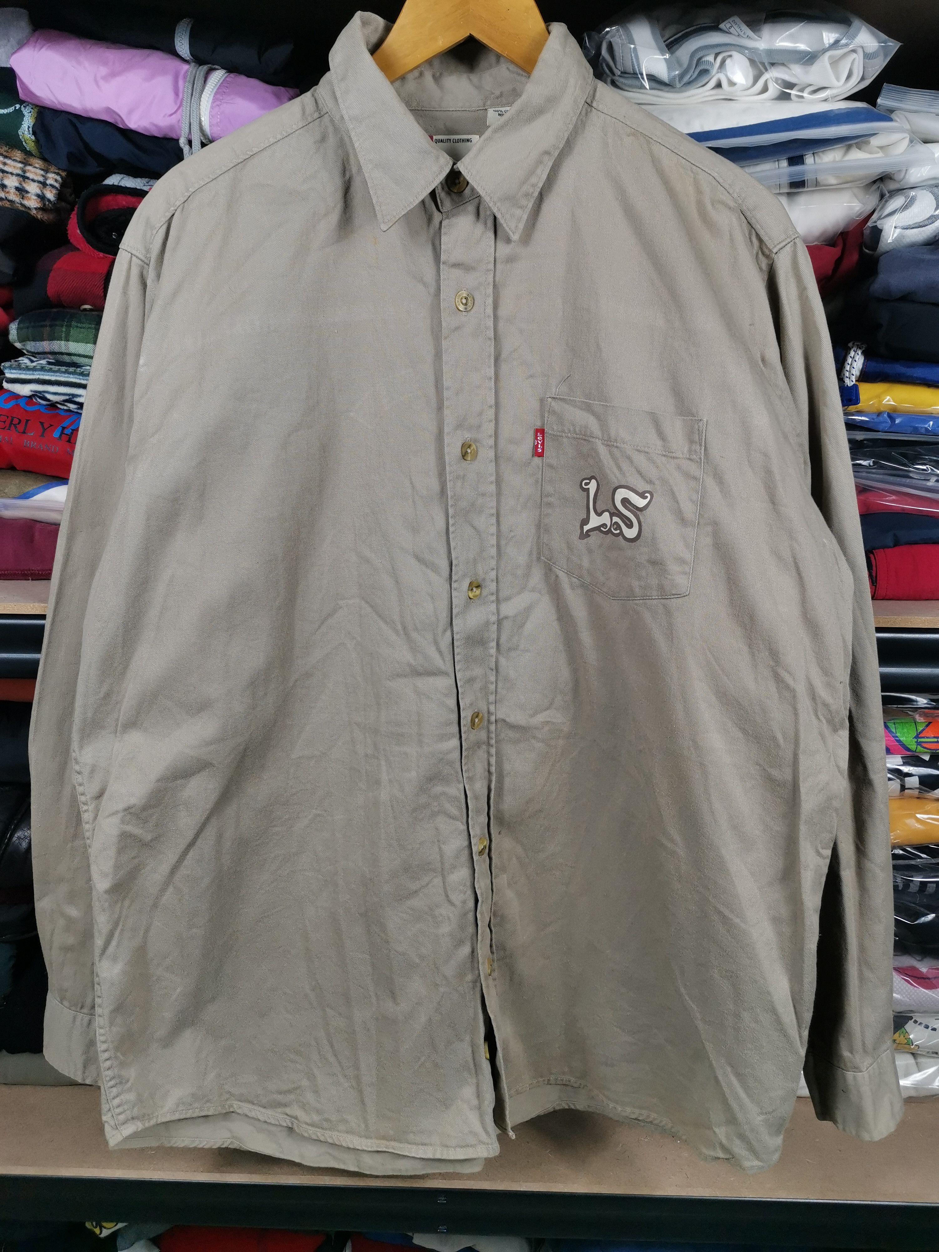 Levi's Vintage Levis Flannel Shirt Size US XL / EU 56 / 4 - 3 Thumbnail