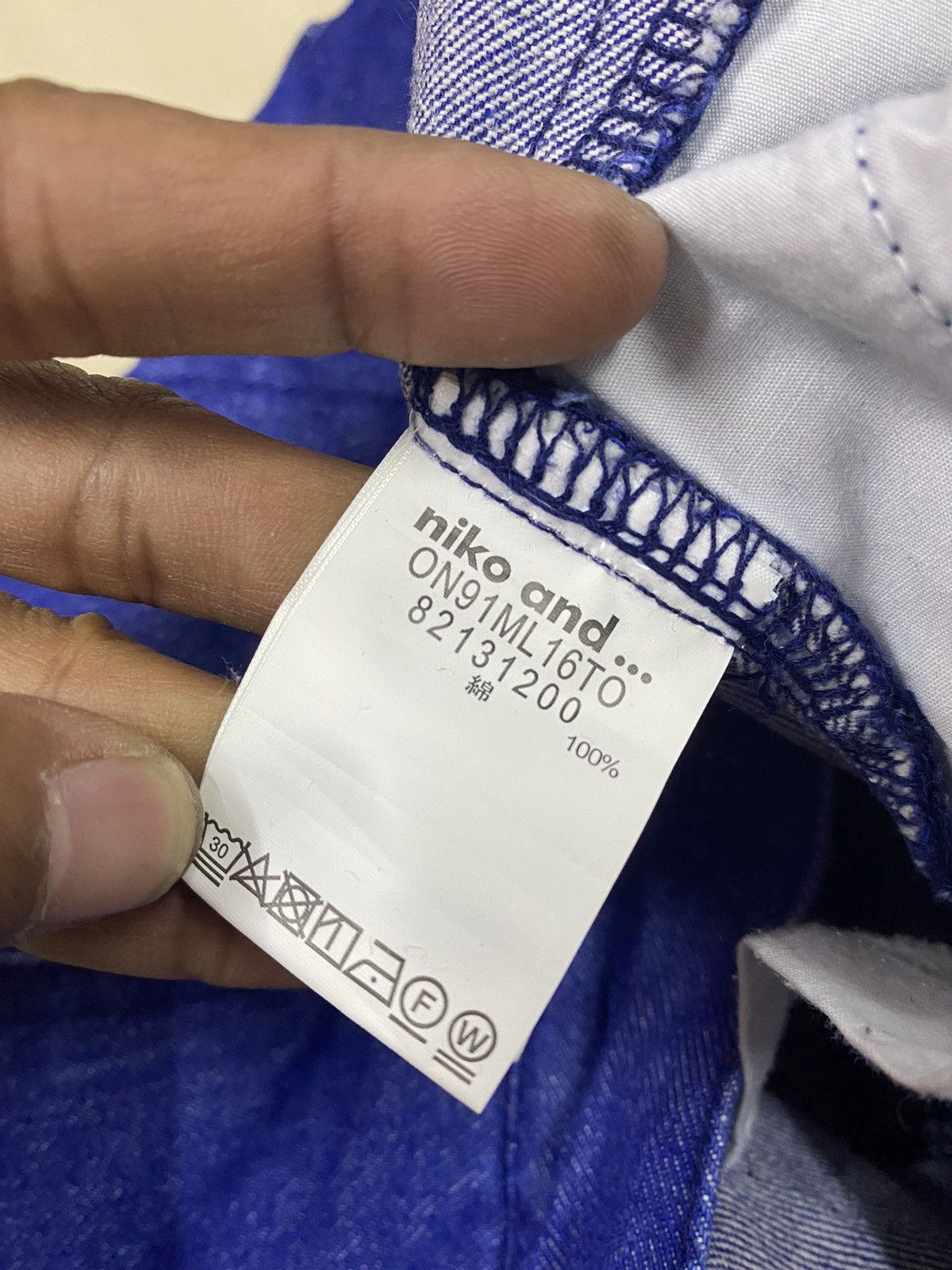 Japanese Brand × Orslow Japanese Brand Pleated Baker Denim Pants Size US 31 - 9 Thumbnail