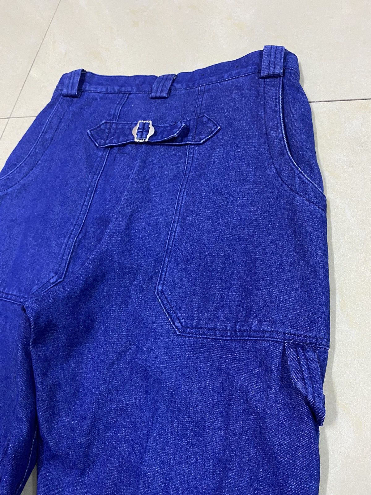 Japanese Brand × Orslow Japanese Brand Pleated Baker Denim Pants Size US 31 - 6 Thumbnail