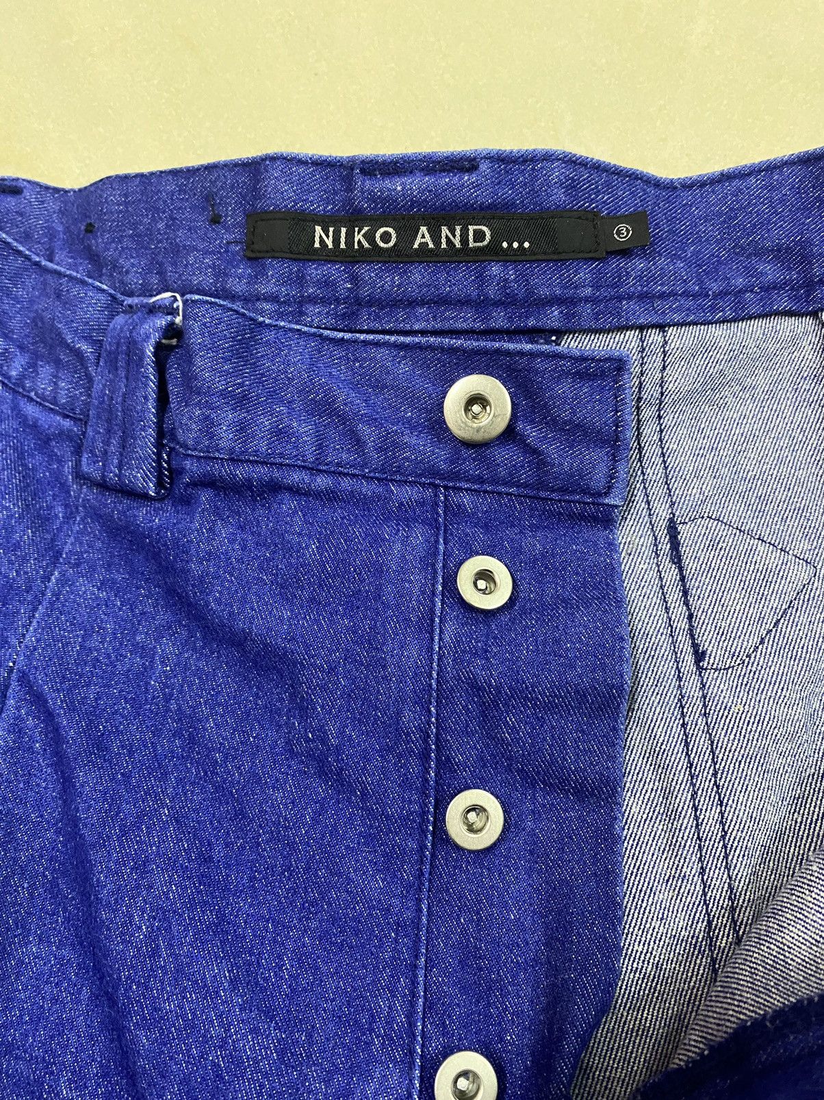 Japanese Brand × Orslow Japanese Brand Pleated Baker Denim Pants Size US 31 - 8 Thumbnail