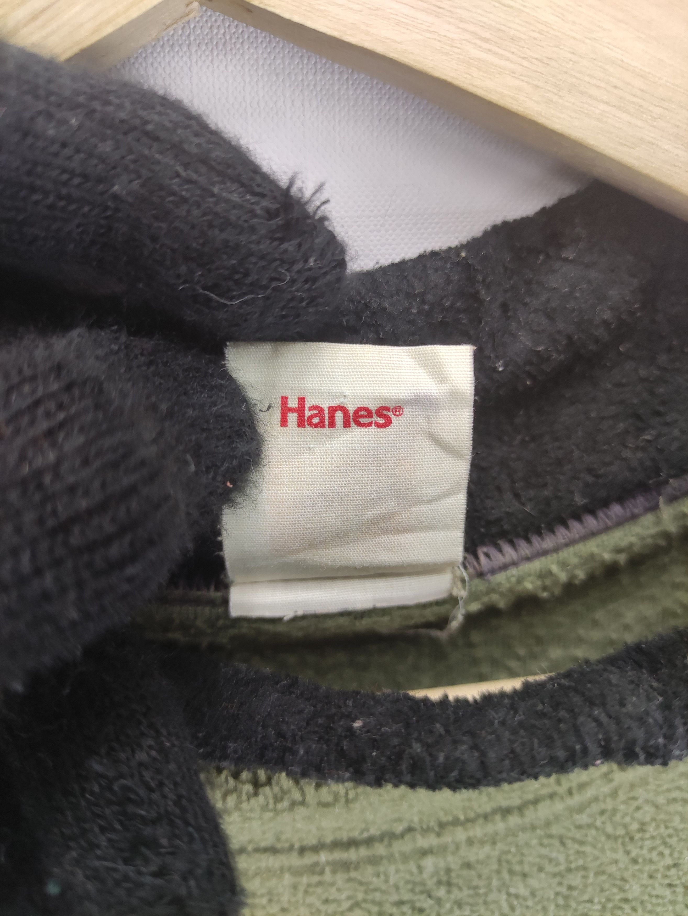 Hanes Vintage Hanes Fleece Sweater Embroidered Logo Size US L / EU 52-54 / 3 - 3 Thumbnail