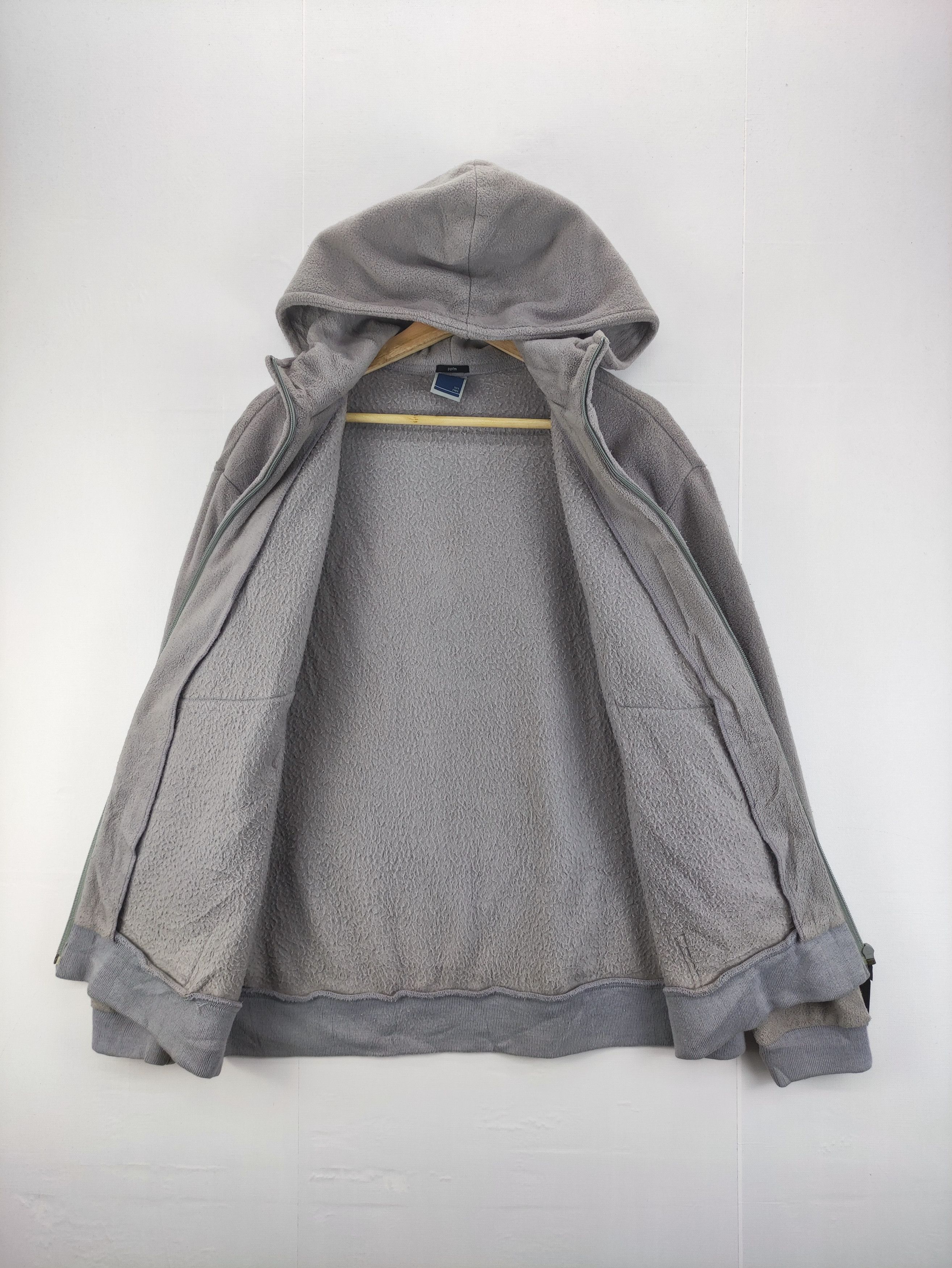 PPFM Vintage Ppfm Small Logo Fleece Zipper Hoodie Size US M / EU 48-50 / 2 - 6 Thumbnail