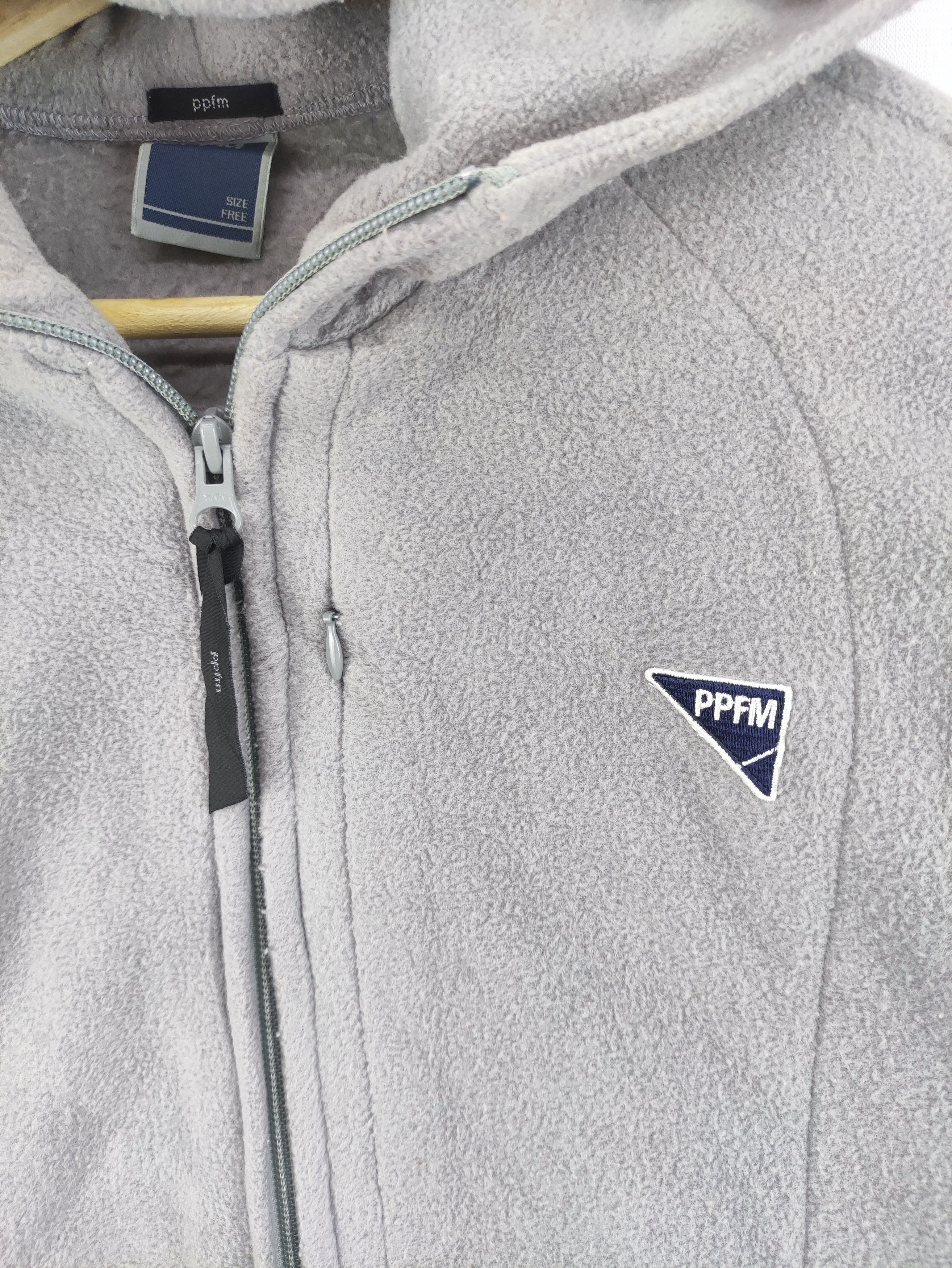 PPFM Vintage Ppfm Small Logo Fleece Zipper Hoodie Size US M / EU 48-50 / 2 - 2 Thumbnail