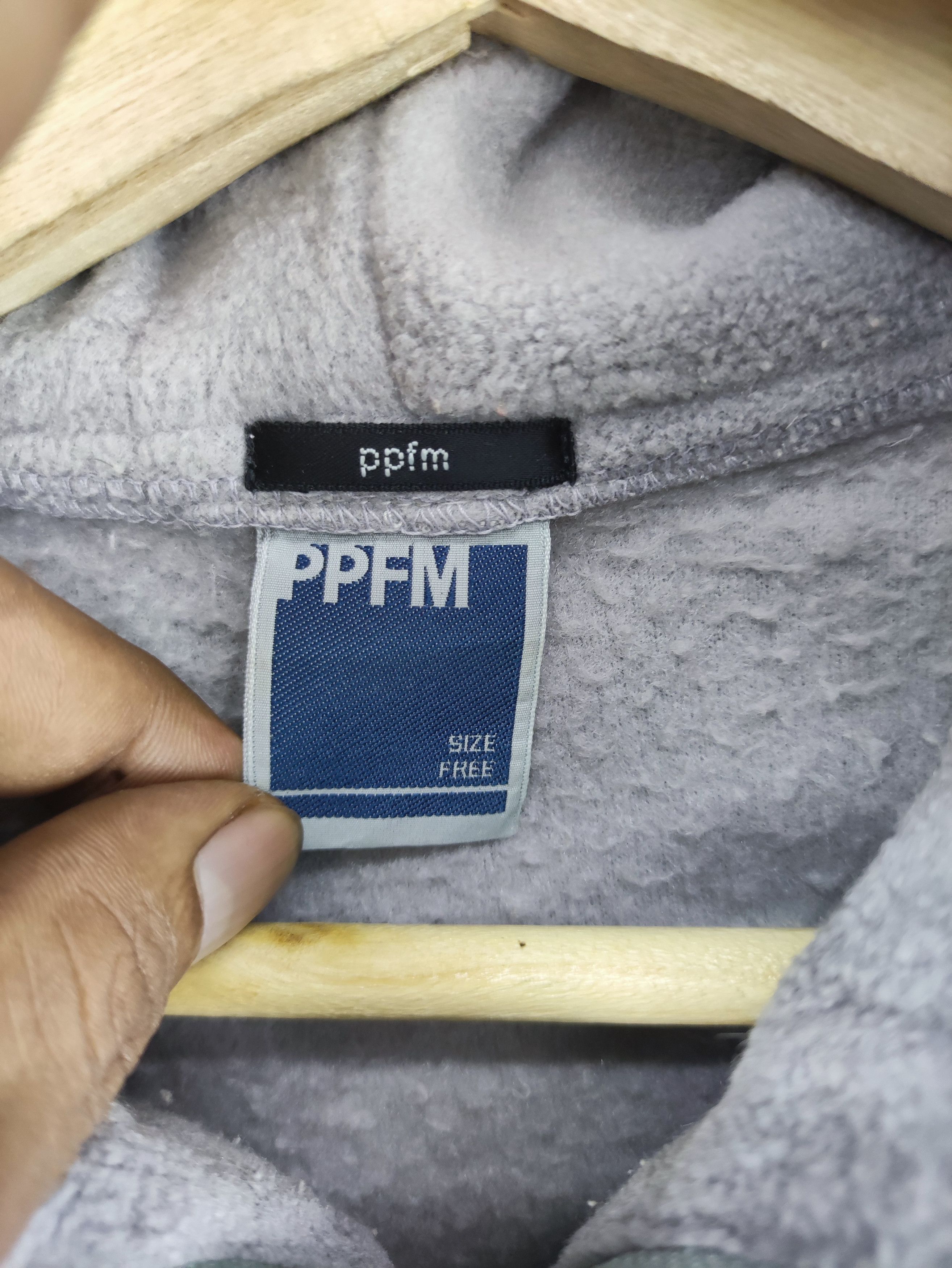 PPFM Vintage Ppfm Small Logo Fleece Zipper Hoodie Size US M / EU 48-50 / 2 - 3 Thumbnail