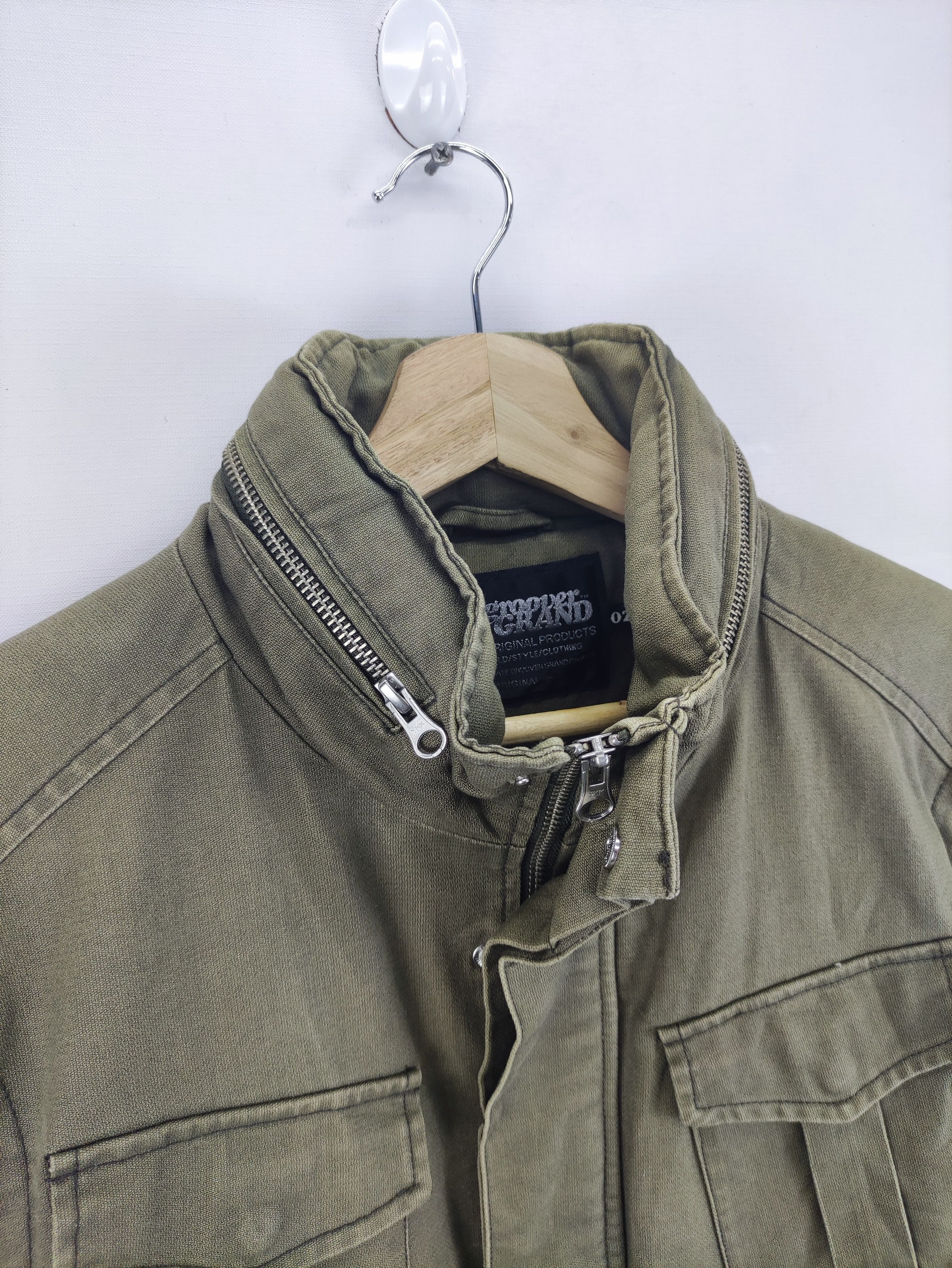Japanese Brand Vintage Groover Grand Jacket Zipper With Hoodie Size US M / EU 48-50 / 2 - 4 Thumbnail