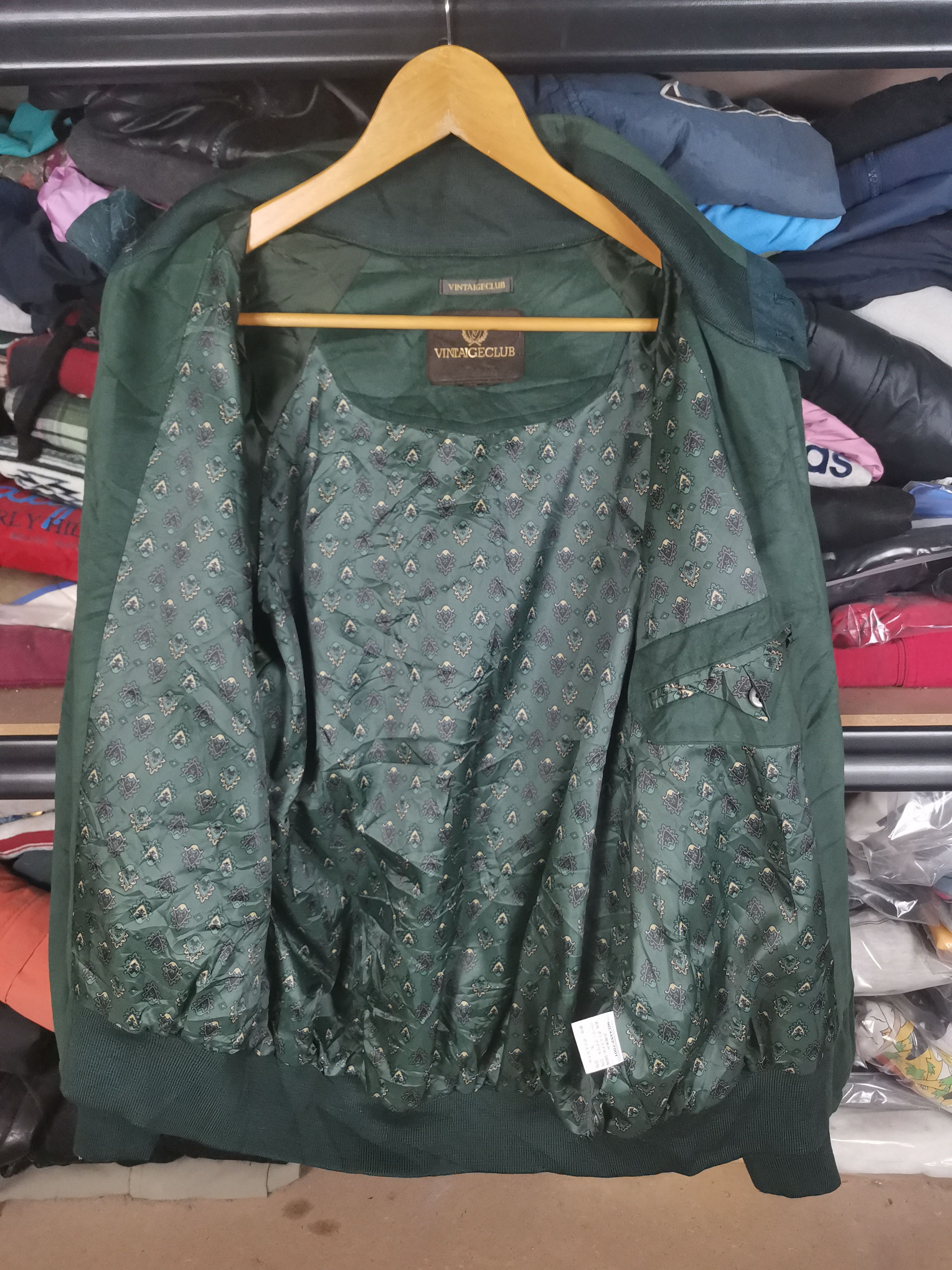 Japanese Brand Vintage 90s Casual Zipper Velvet Jacket By Vintage Club Size US L / EU 52-54 / 3 - 2 Thumbnail