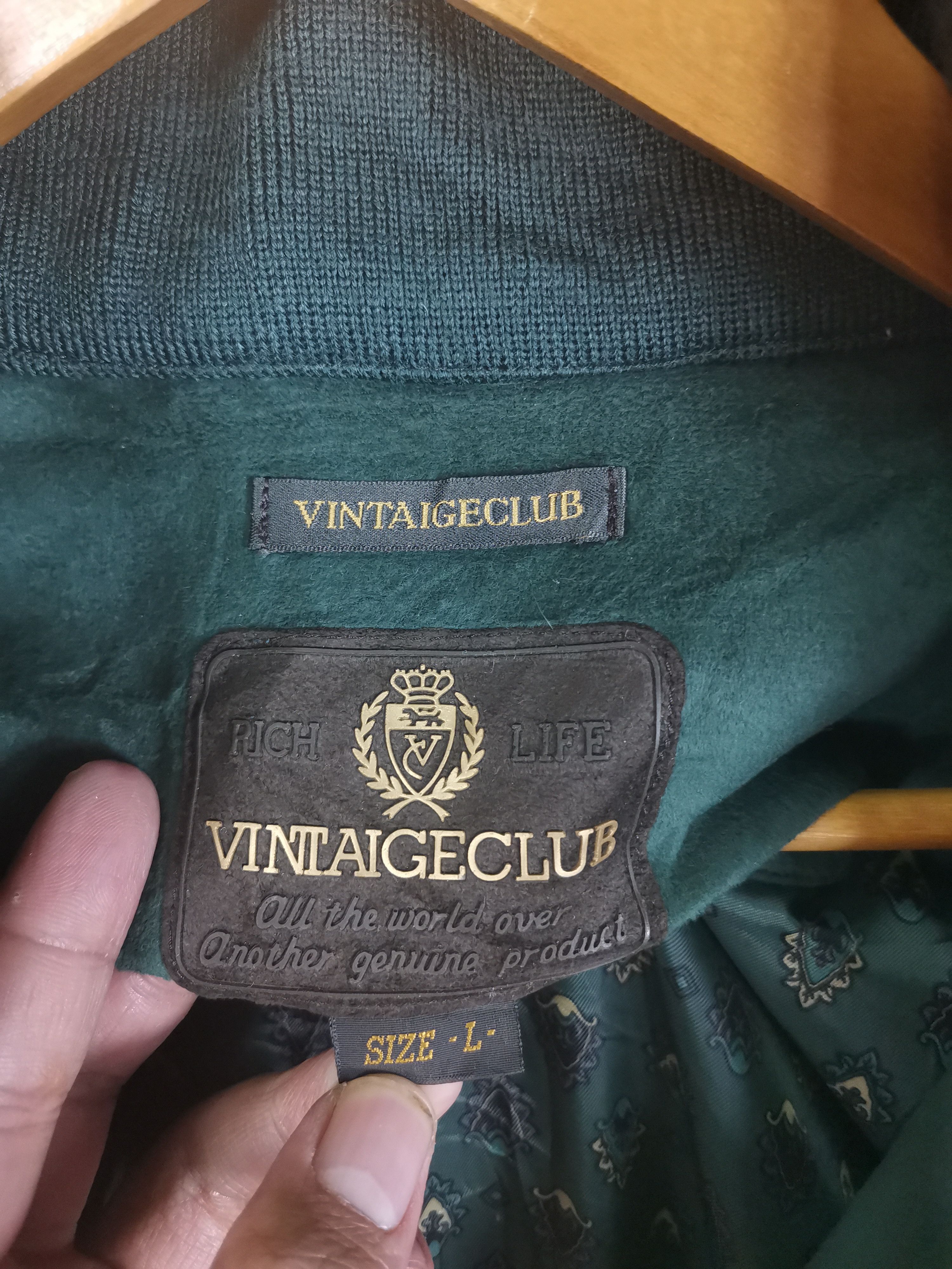 Japanese Brand Vintage 90s Casual Zipper Velvet Jacket By Vintage Club Size US L / EU 52-54 / 3 - 4 Thumbnail