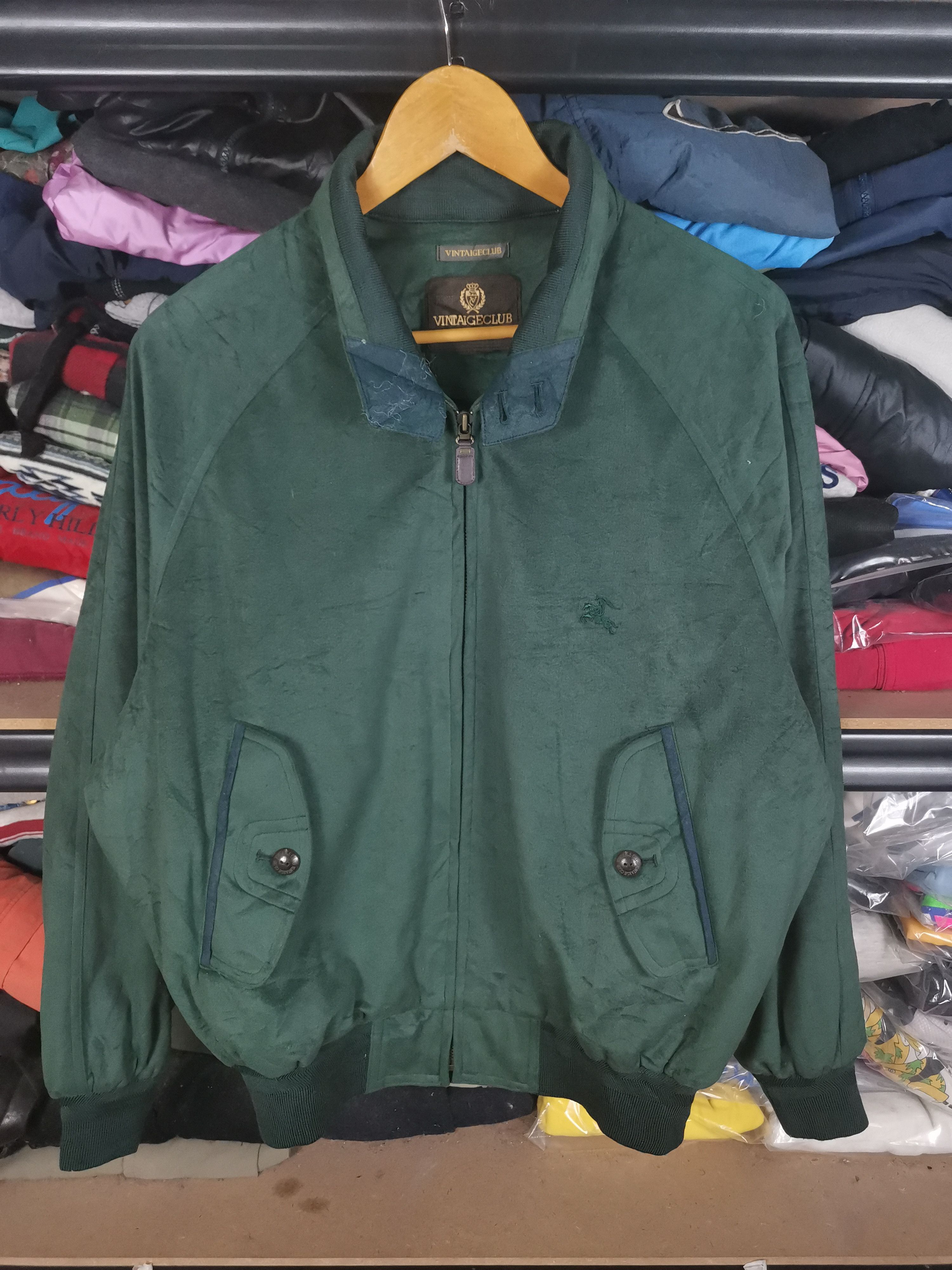 Japanese Brand Vintage 90s Casual Zipper Velvet Jacket By Vintage Club Size US L / EU 52-54 / 3 - 1 Thumbnail
