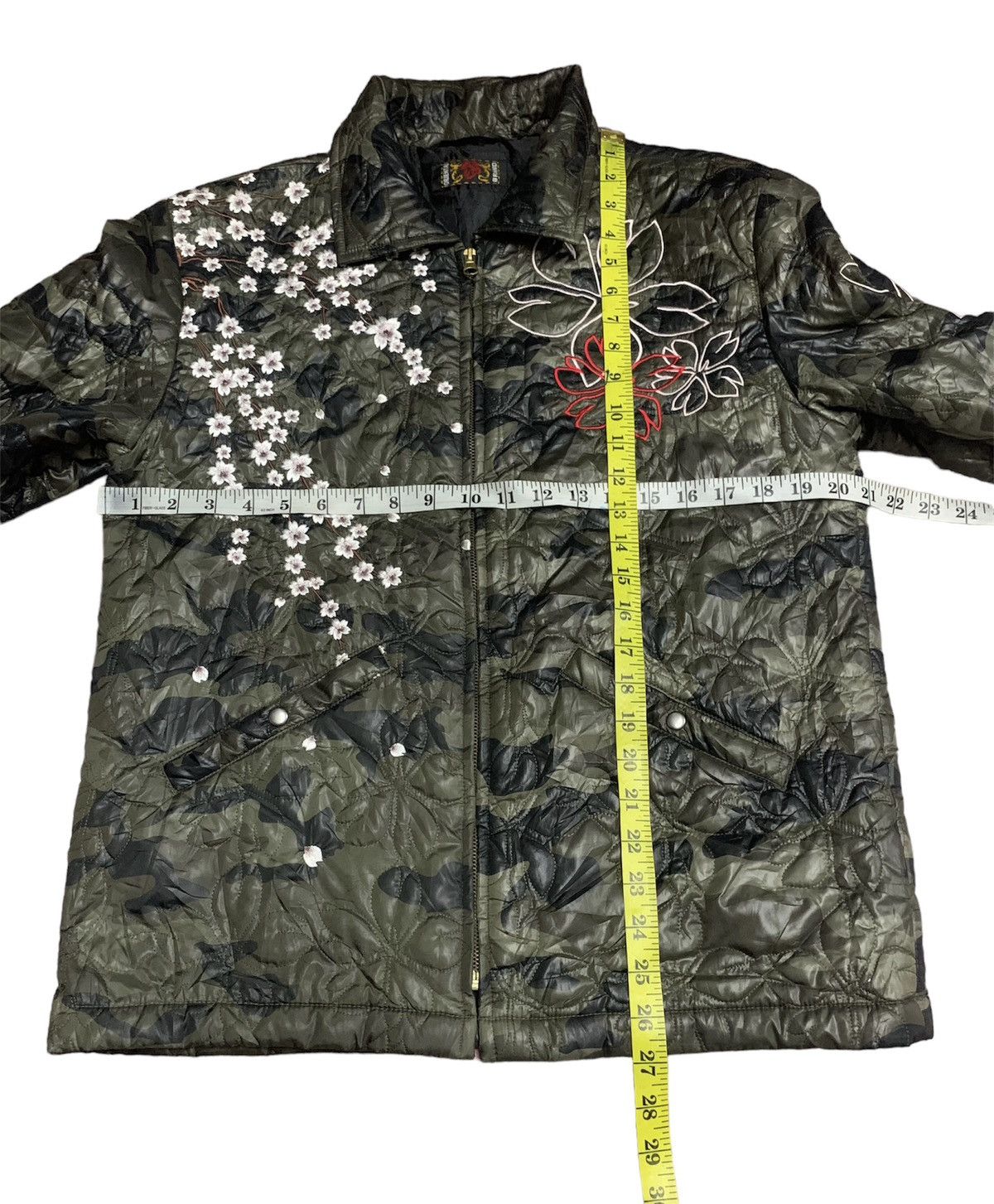 Japanese Brand PUFFER SUKAJAN SAKURA JACKETS Size US L / EU 52-54 / 3 - 4 Thumbnail