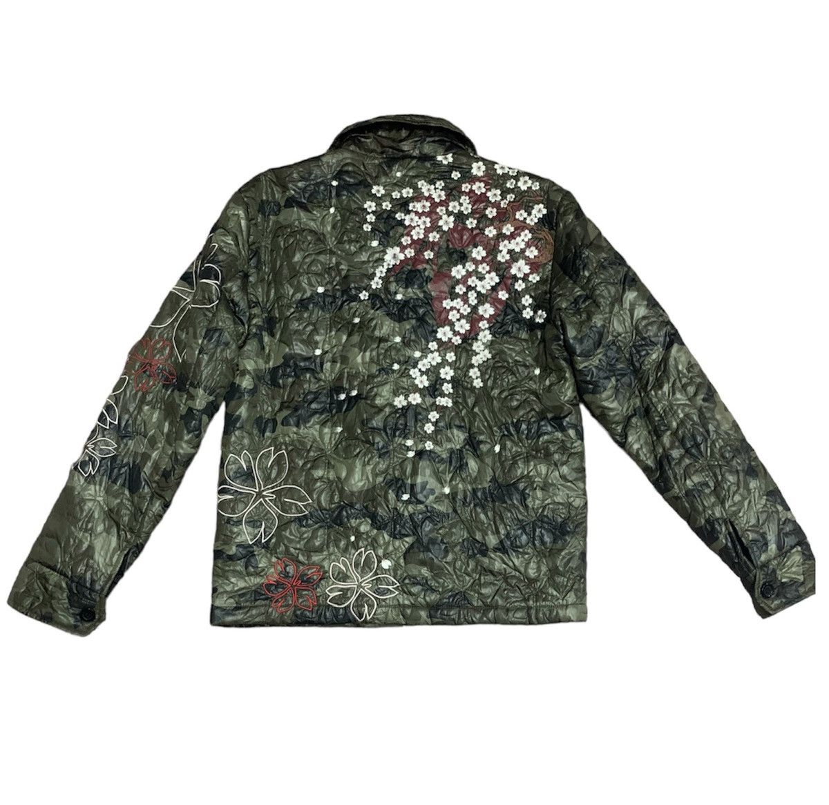 Japanese Brand PUFFER SUKAJAN SAKURA JACKETS Size US L / EU 52-54 / 3 - 2 Thumbnail