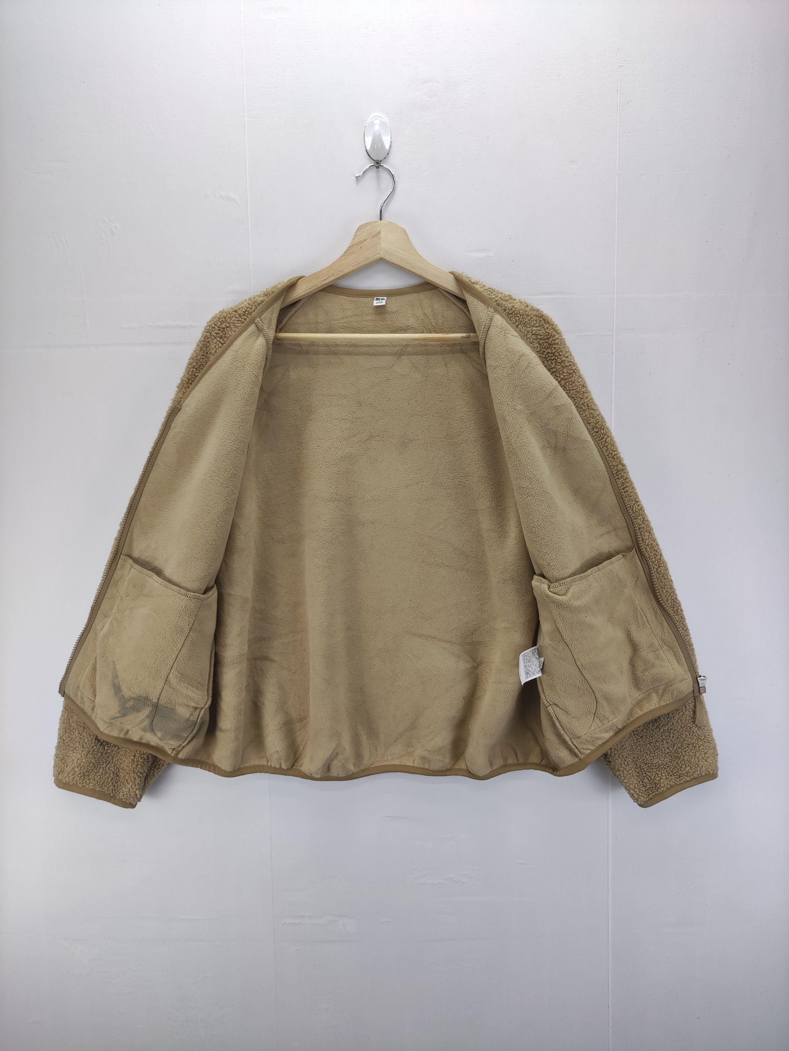 Uniqlo Vintage Uniqlo Sherpa Cardigan Jacket Zipper Size M / US 6-8 / IT 42-44 - 4 Thumbnail