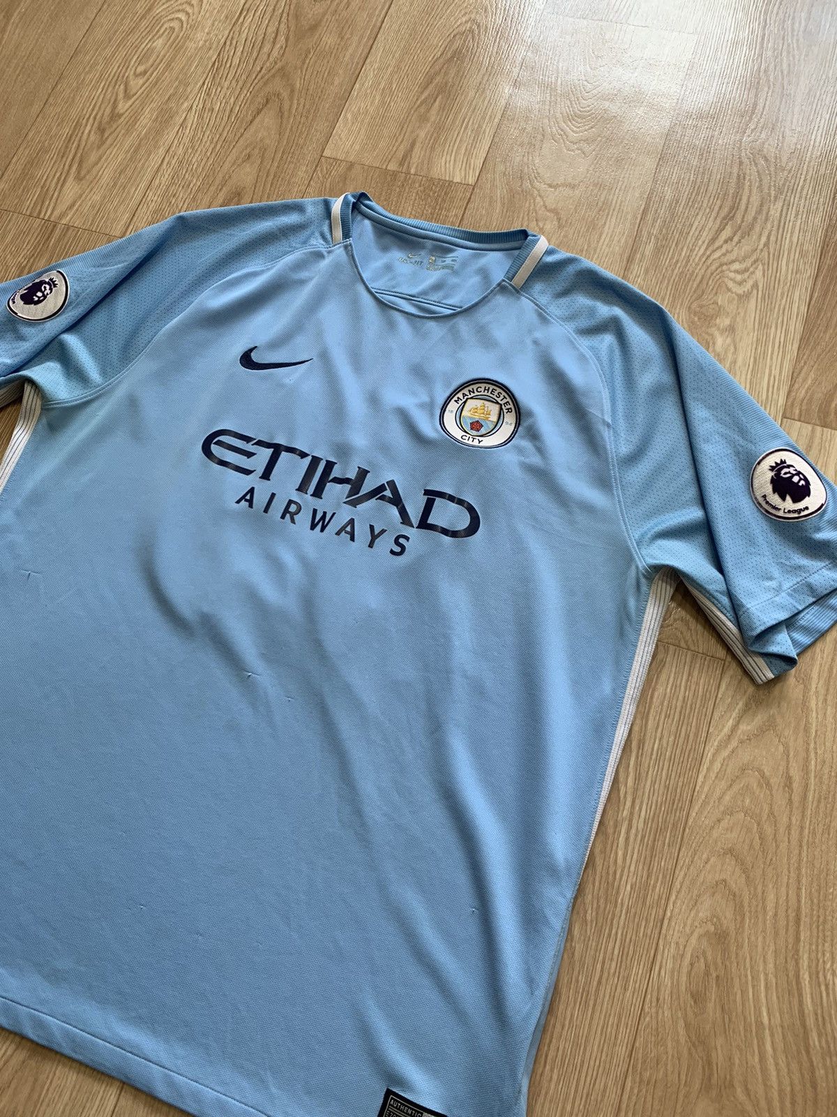 Nike 2016/17 Manchester City #33 G.Jesus Soccer Jersey Size US XXL / EU 58 / 5 - 3 Thumbnail